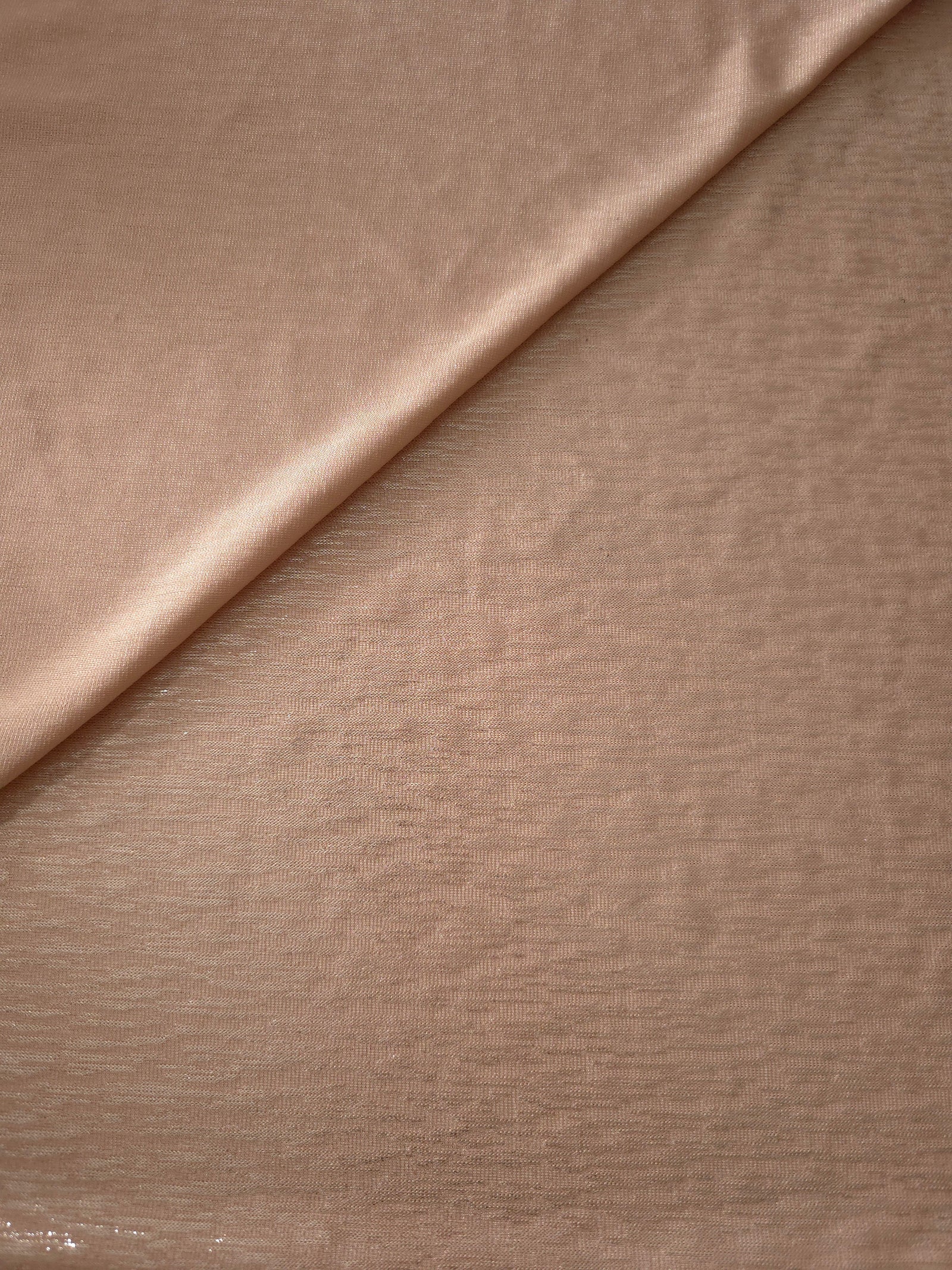 Premium Plisse Metallic Lame Stretch Jersey