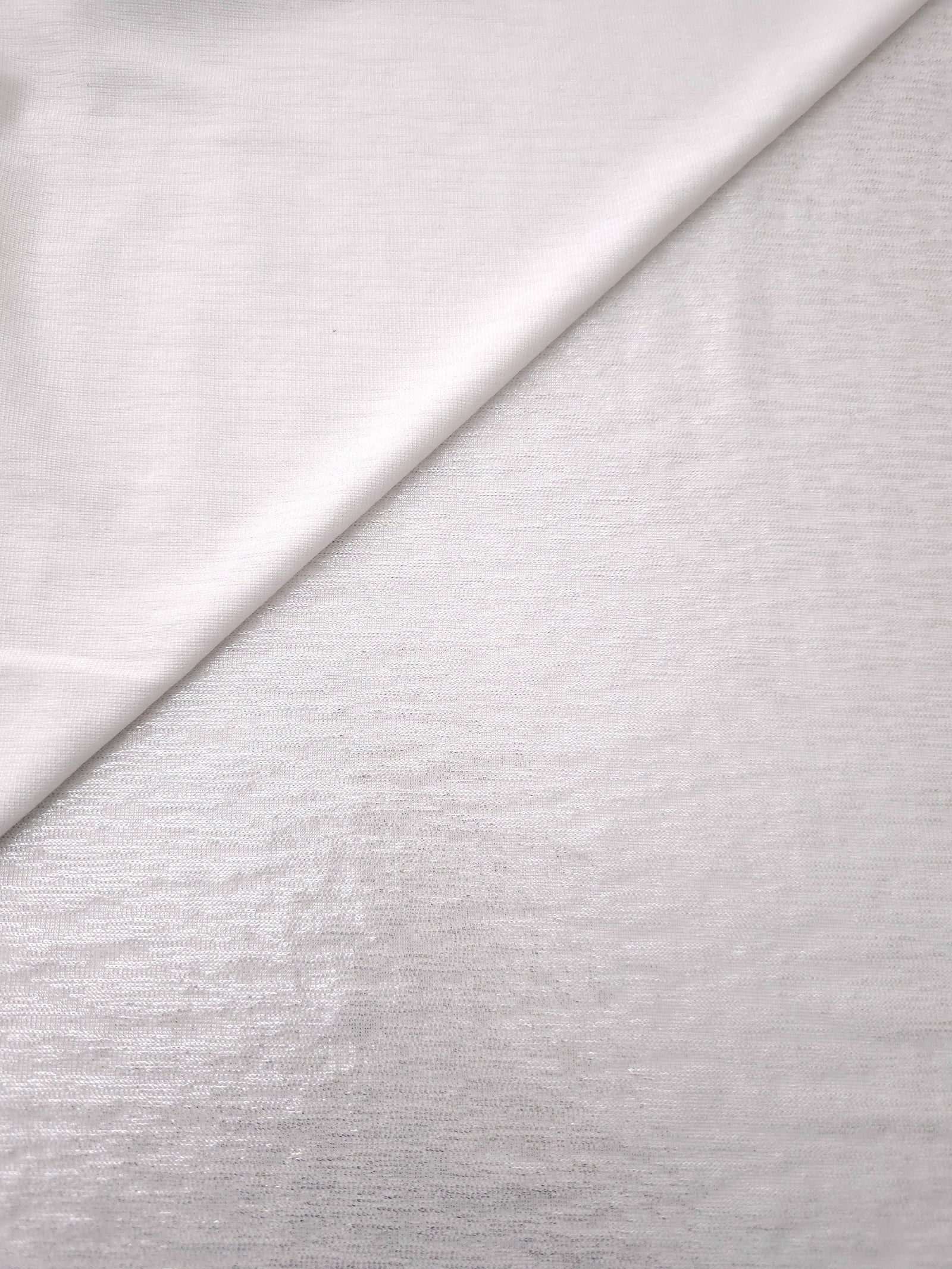 Premium Plisse Metallic Lame Stretch Jersey
