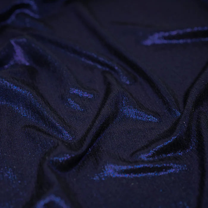 Premium Plissé Metallic Lamé Stretch Jersey - 5