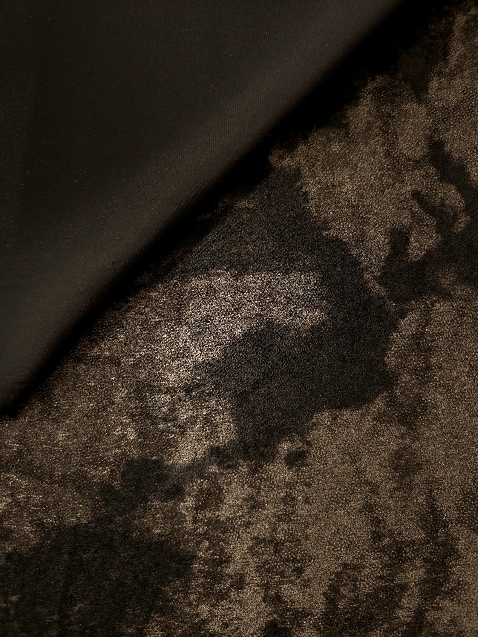 Silky Designed Foil Pattern Fabric - Marble Vein Foil