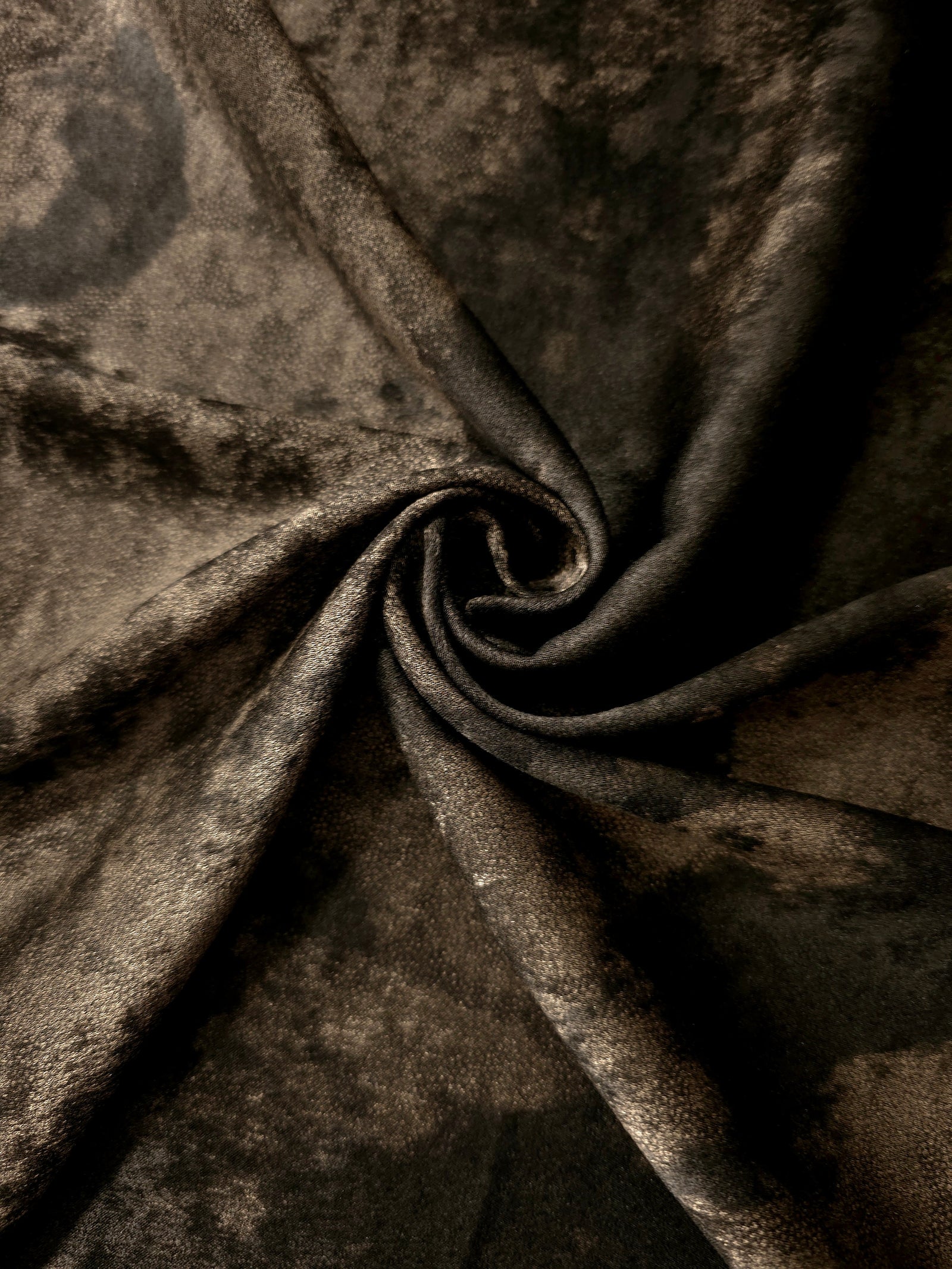 Silky Designed Foil Pattern Fabric - Marble Vein Foil