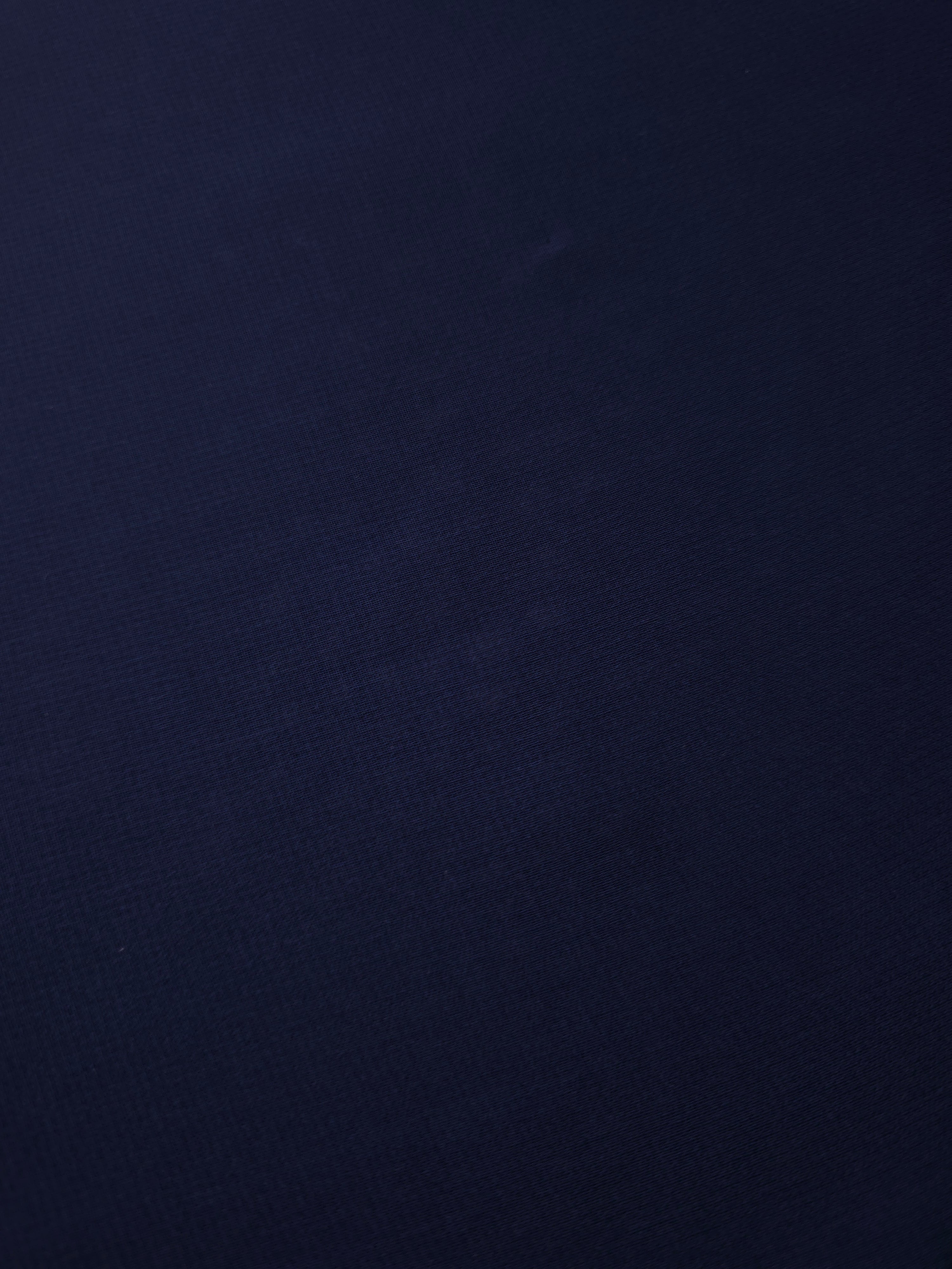 Midnight Navy silky stretch chiffon texture detail, showing the delicate woven surface for sheer sleeves, necktie blouses and refined scarf panels.