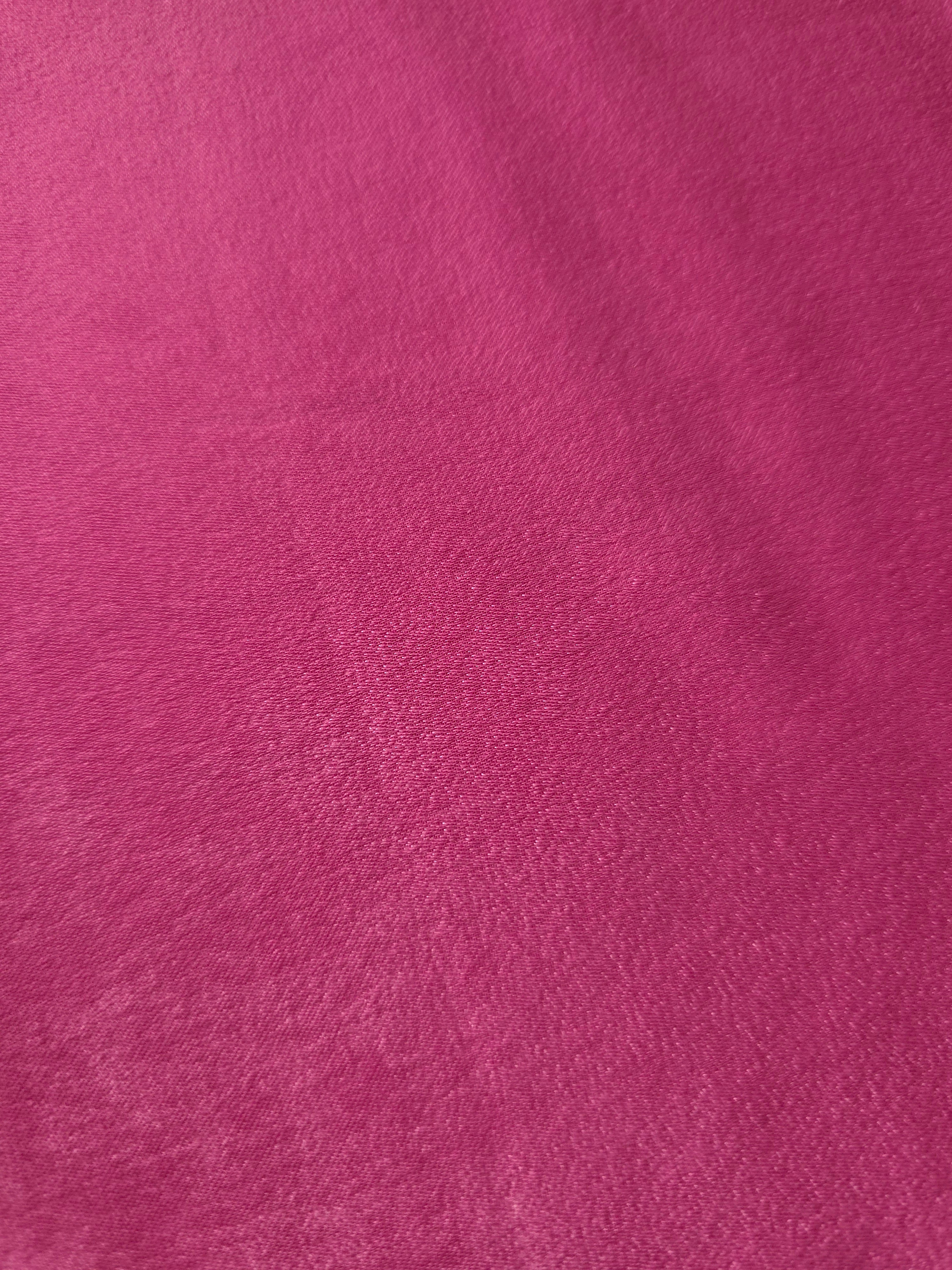 Soft-touch Raspberry Pink polyamide fabric with fluid drape
