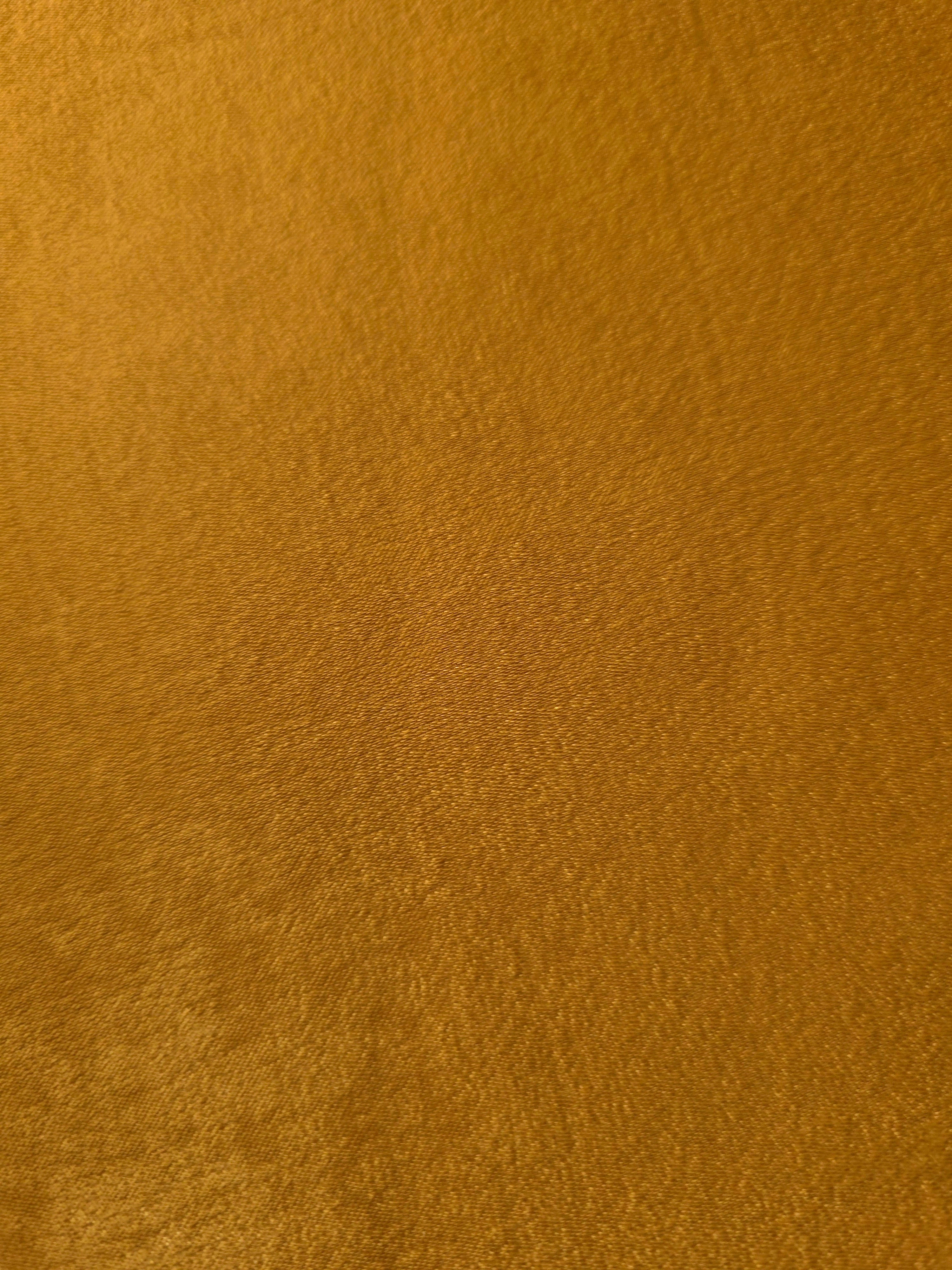 Soft-touch Golden Brown polyamide fabric with fluid drape
