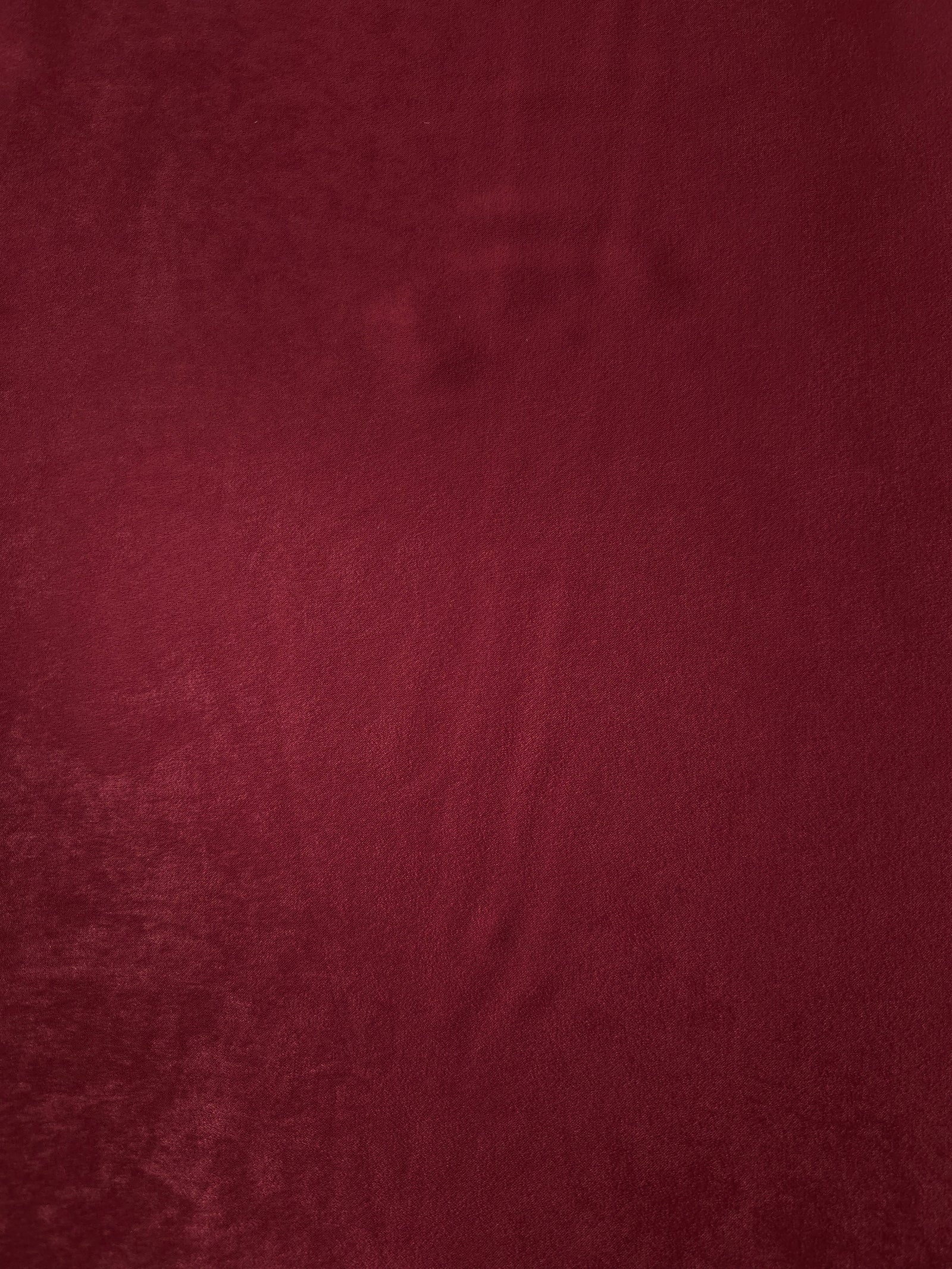 Soft-touch Deep Burgundy polyamide fabric with fluid drape