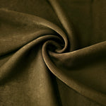 Soft-touch Dark Khaki polyamide fabric with fluid drape