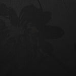 Close-up of Big Flower self-jacquard motif on silky tonal viscose fabric