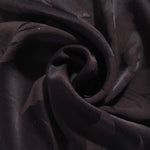 Big Flower self-jacquard tonal viscose fabric draped, showing silky fluid movement