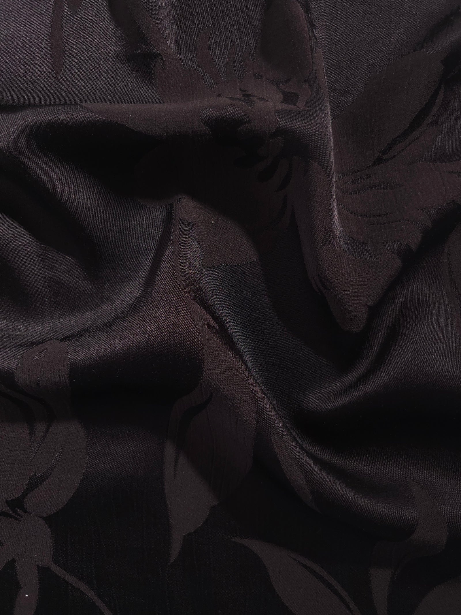 Tonal Silky Viscose Jacquard Fabric