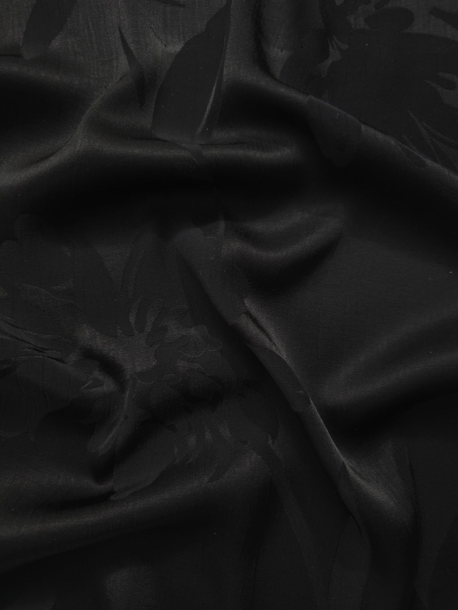 Tonal Silky Viscose Jacquard Fabric