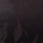 Wide view of Big Flower tonal silky viscose jacquard fabric yardage