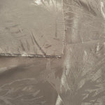 Front and back view of Branch tonal silky viscose jacquard fabric