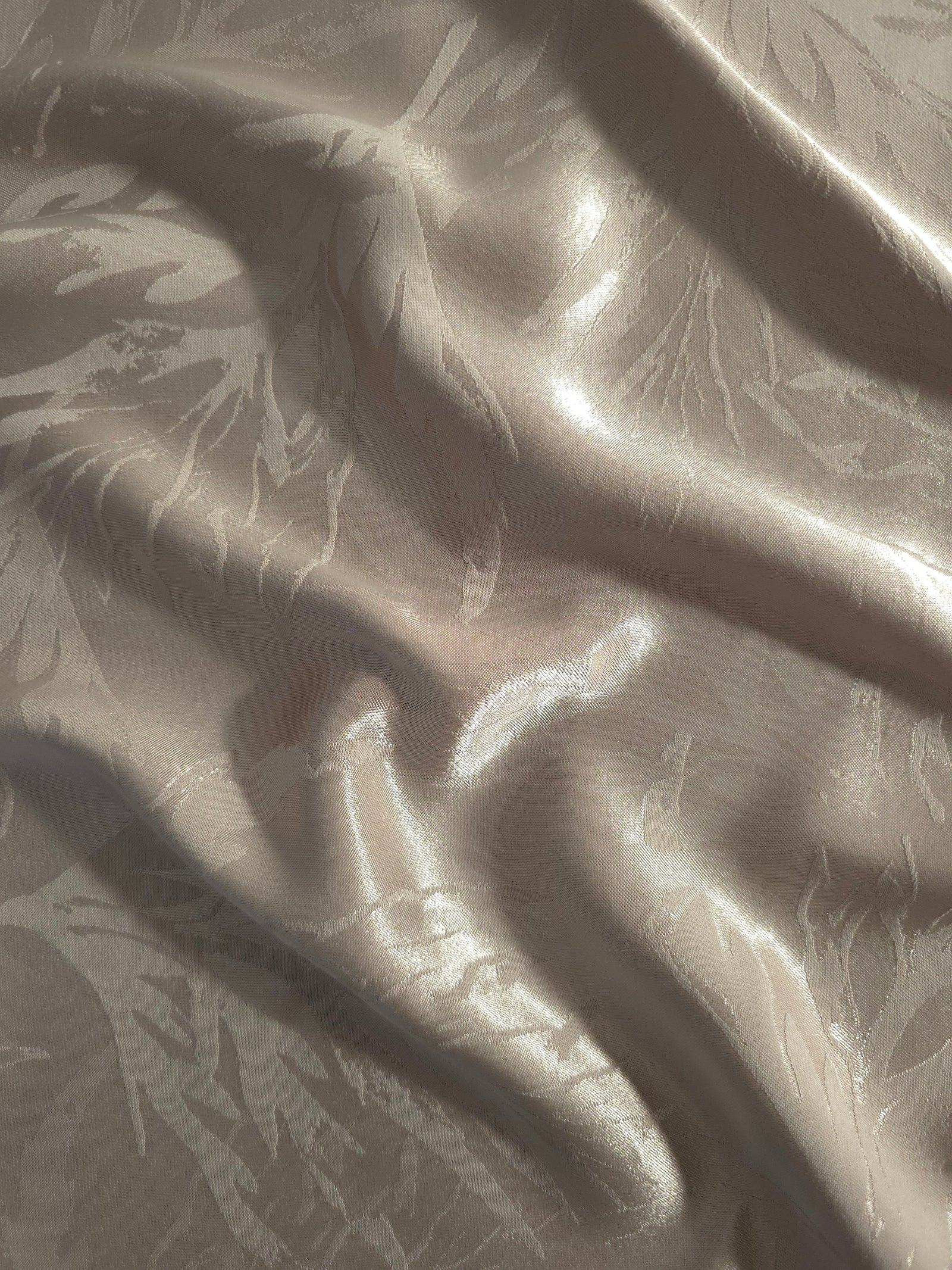 Tonal Silky Viscose Jacquard Fabric