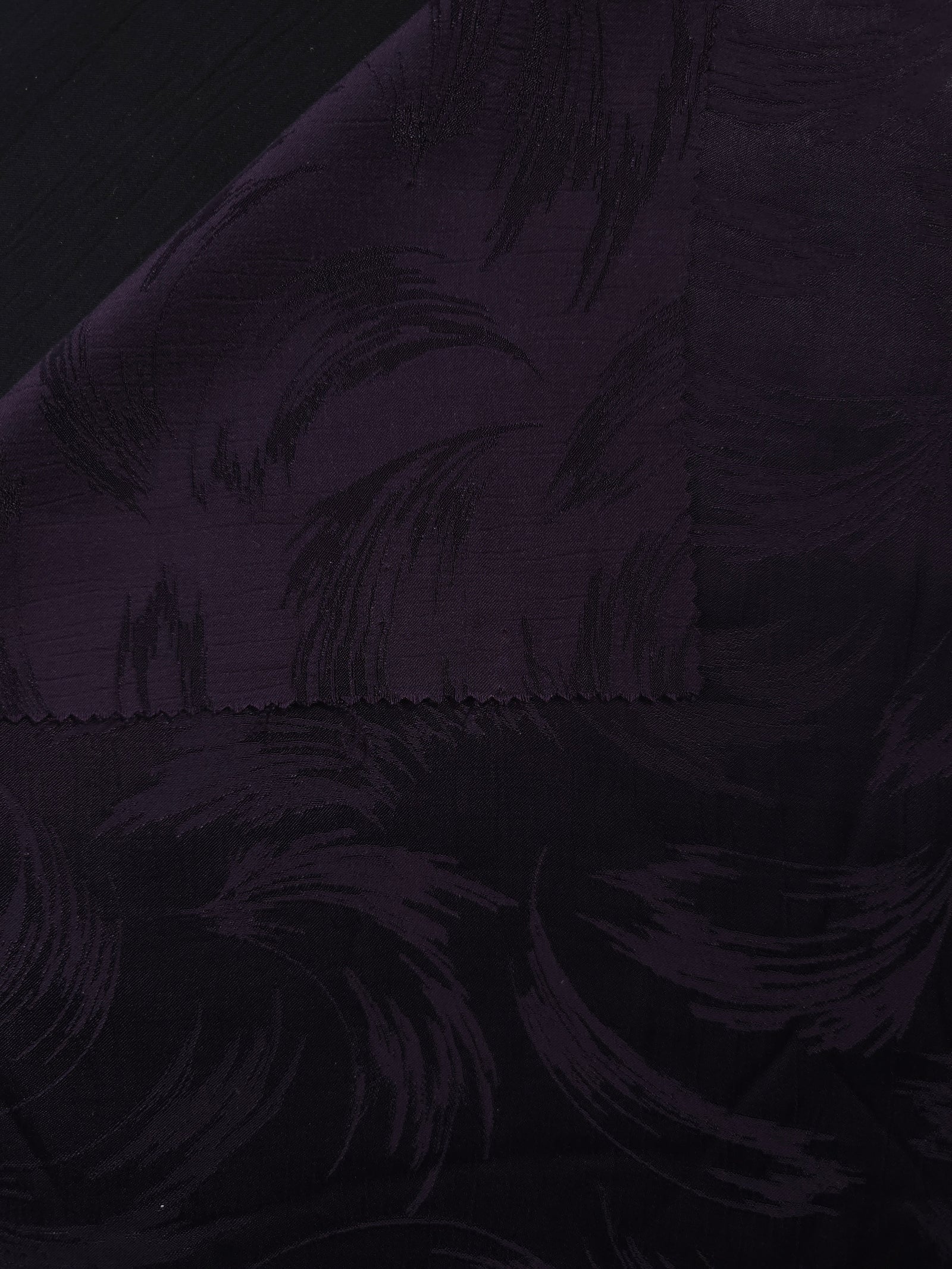 Tonal Silky Viscose Jacquard Fabric