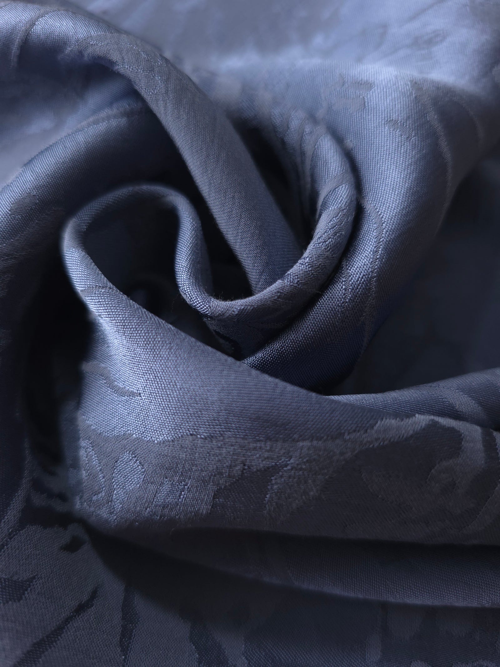 Tonal Silky Viscose Jacquard Fabric