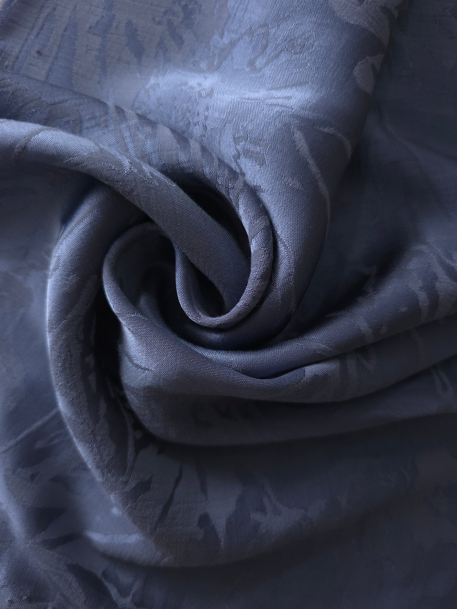 Tonal Silky Viscose Jacquard Fabric