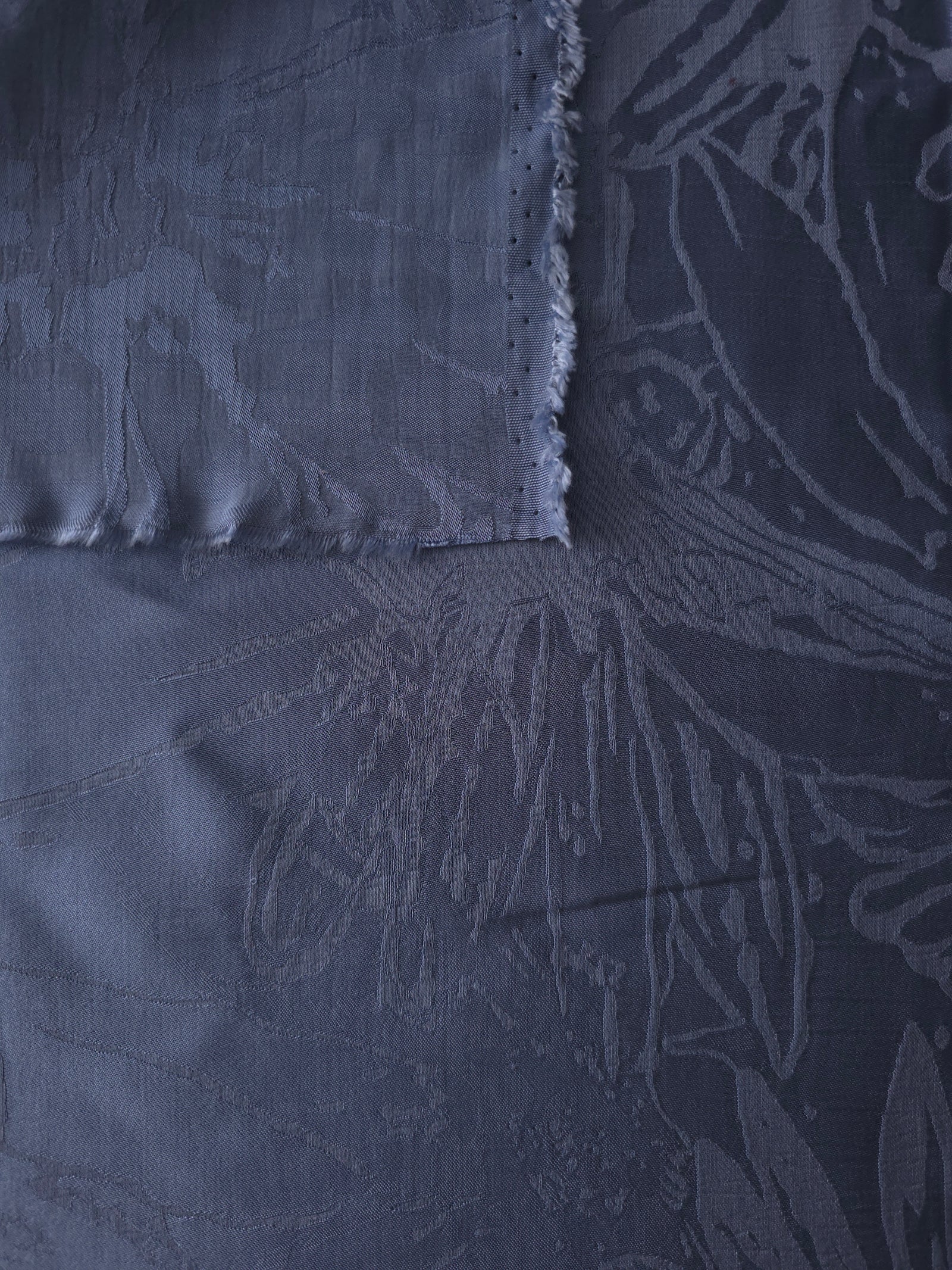 Tonal Silky Viscose Jacquard Fabric