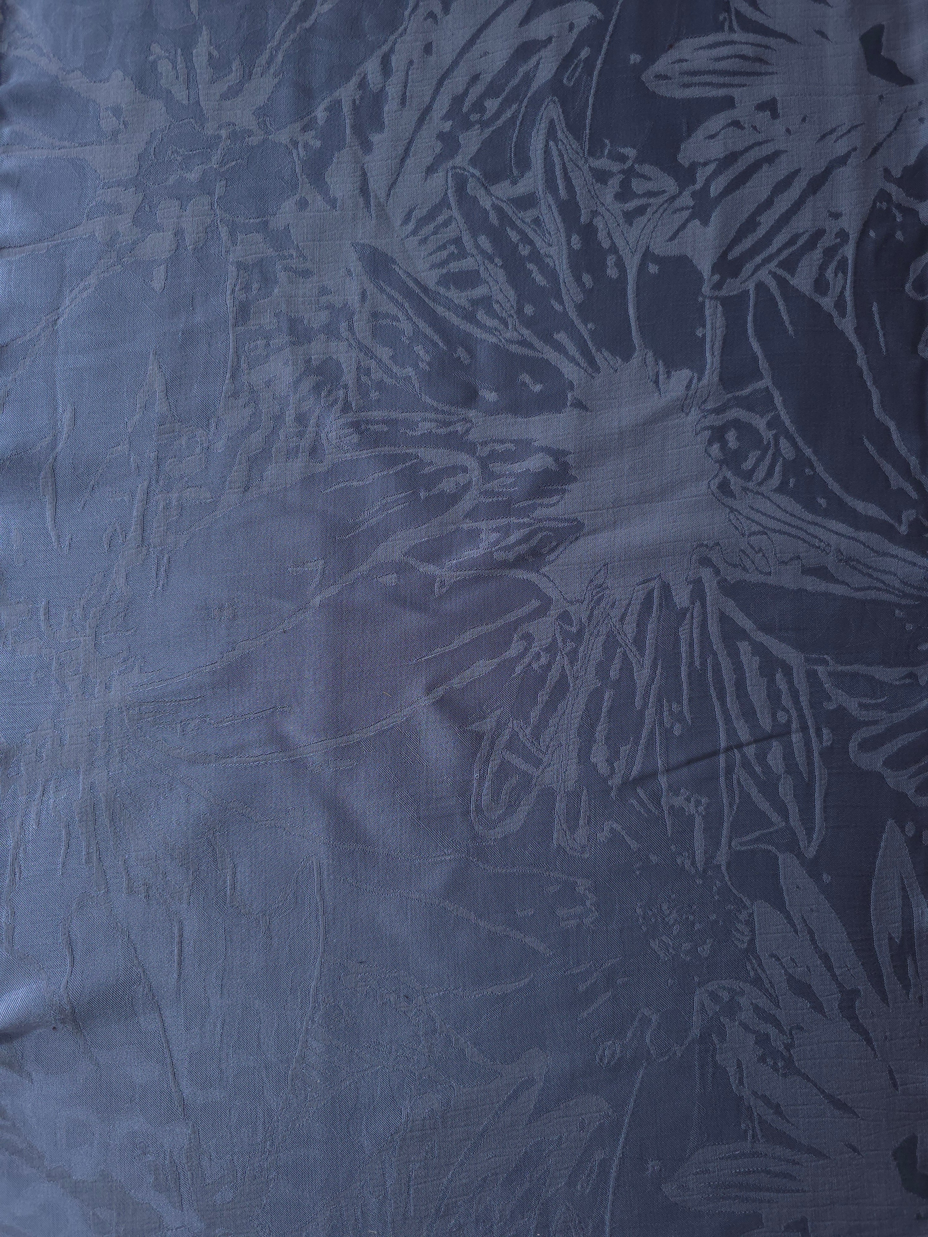 Wide view of Daisy tonal silky viscose jacquard fabric yardage