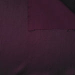 Front and back view of Flat tonal silky viscose jacquard fabric