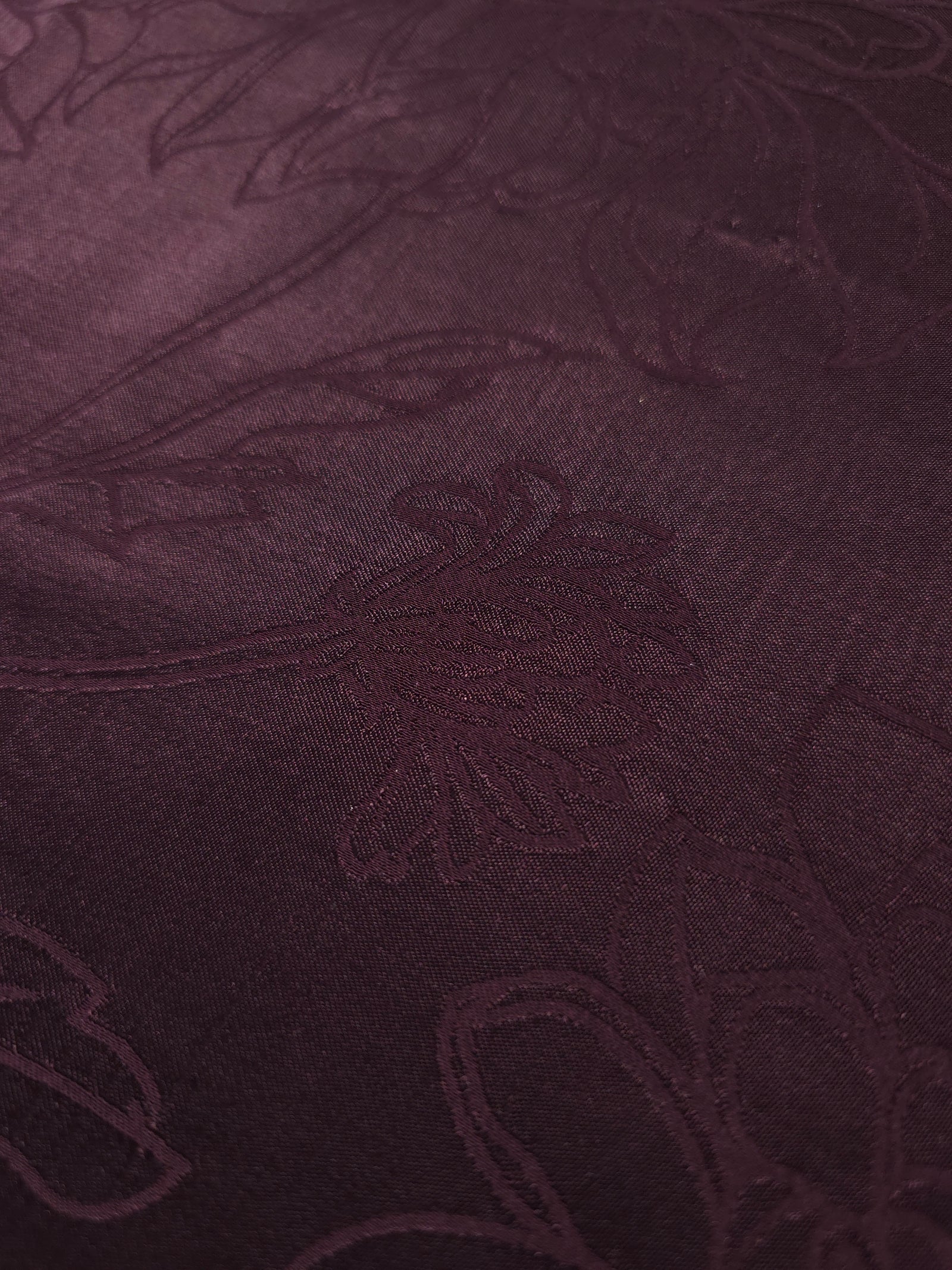 Tonal Silky Viscose Jacquard Fabric