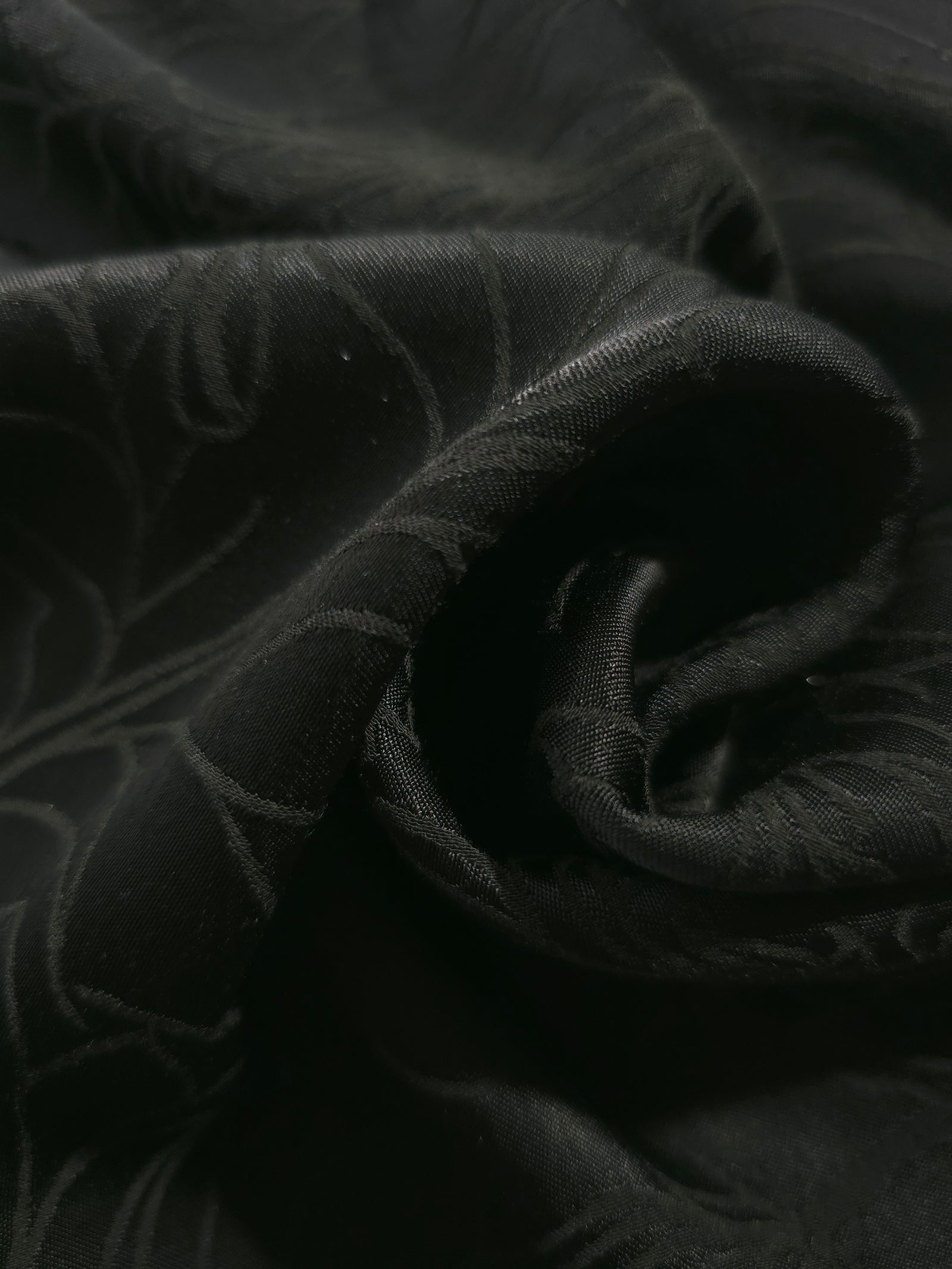 Tonal Silky Viscose Jacquard Fabric