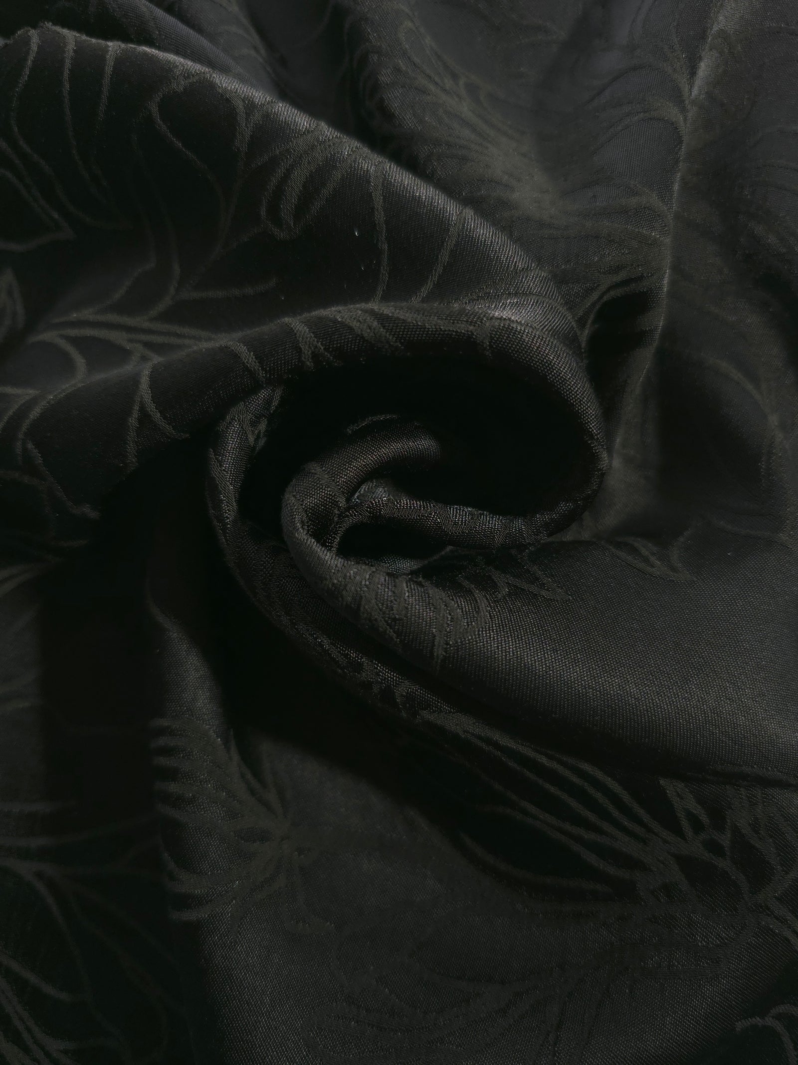 Tonal Silky Viscose Jacquard Fabric