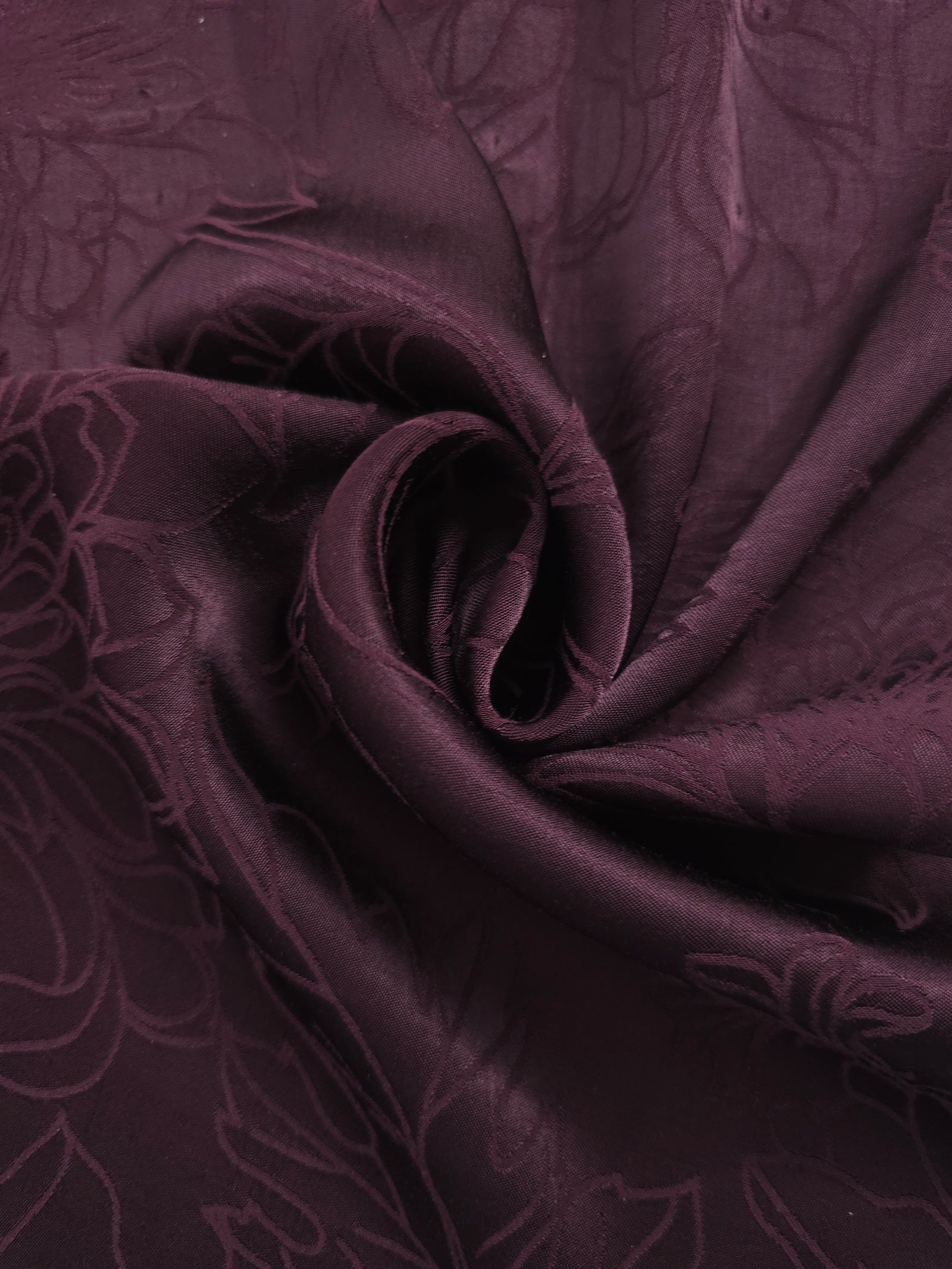 Tonal Silky Viscose Jacquard Fabric