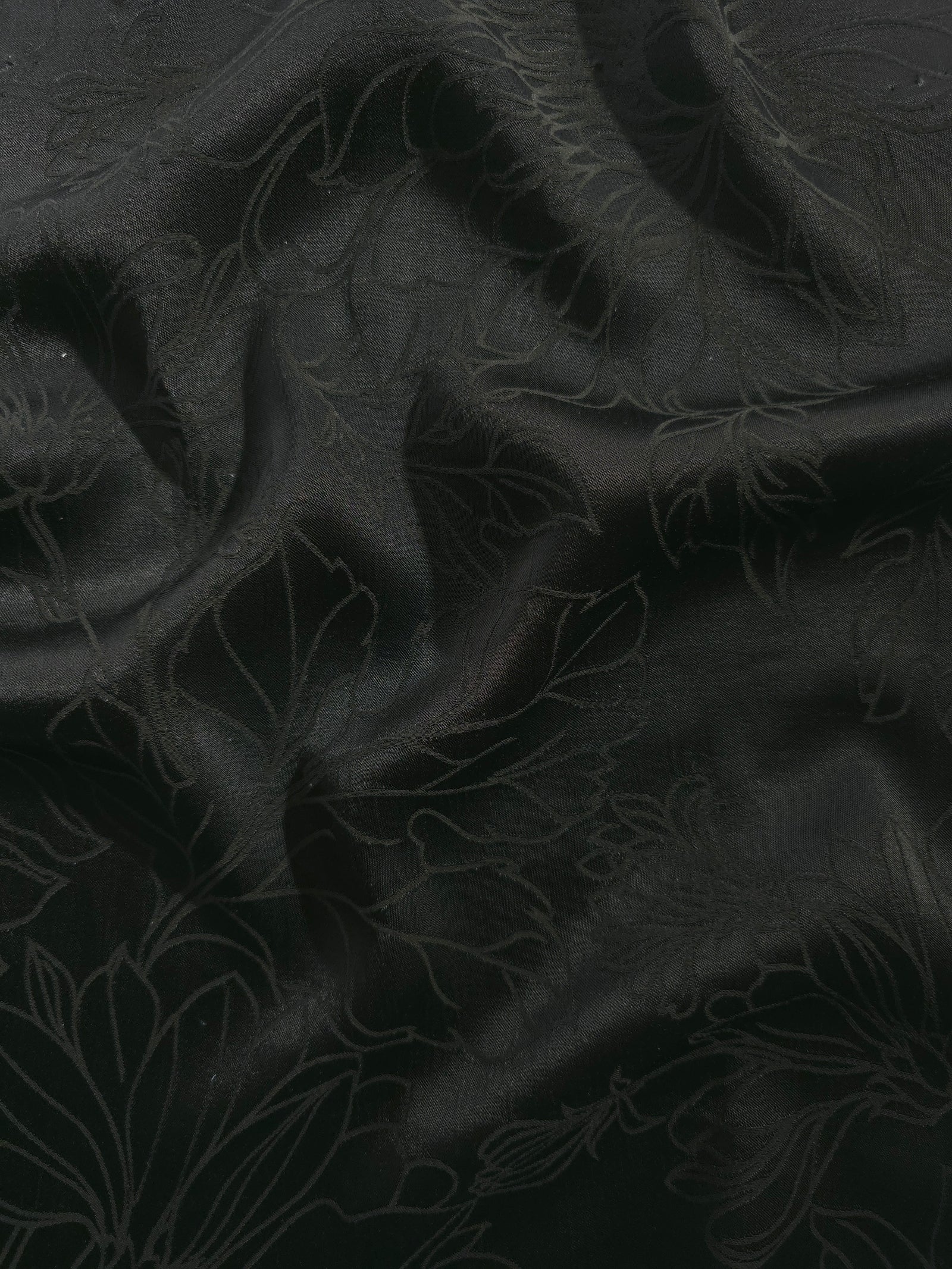 Tonal Silky Viscose Jacquard Fabric
