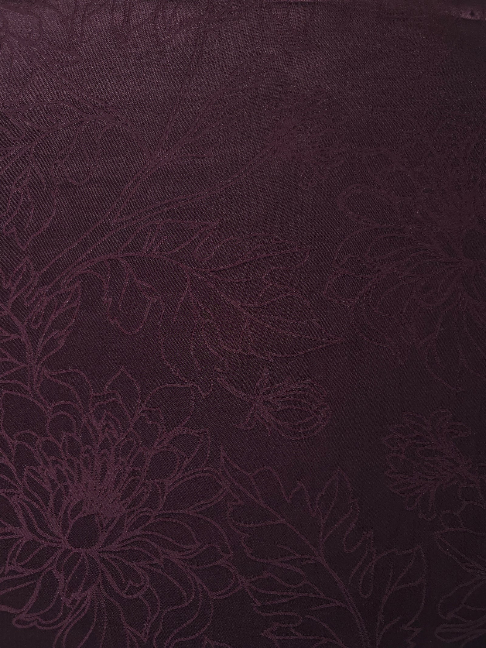 Tonal Silky Viscose Jacquard Fabric