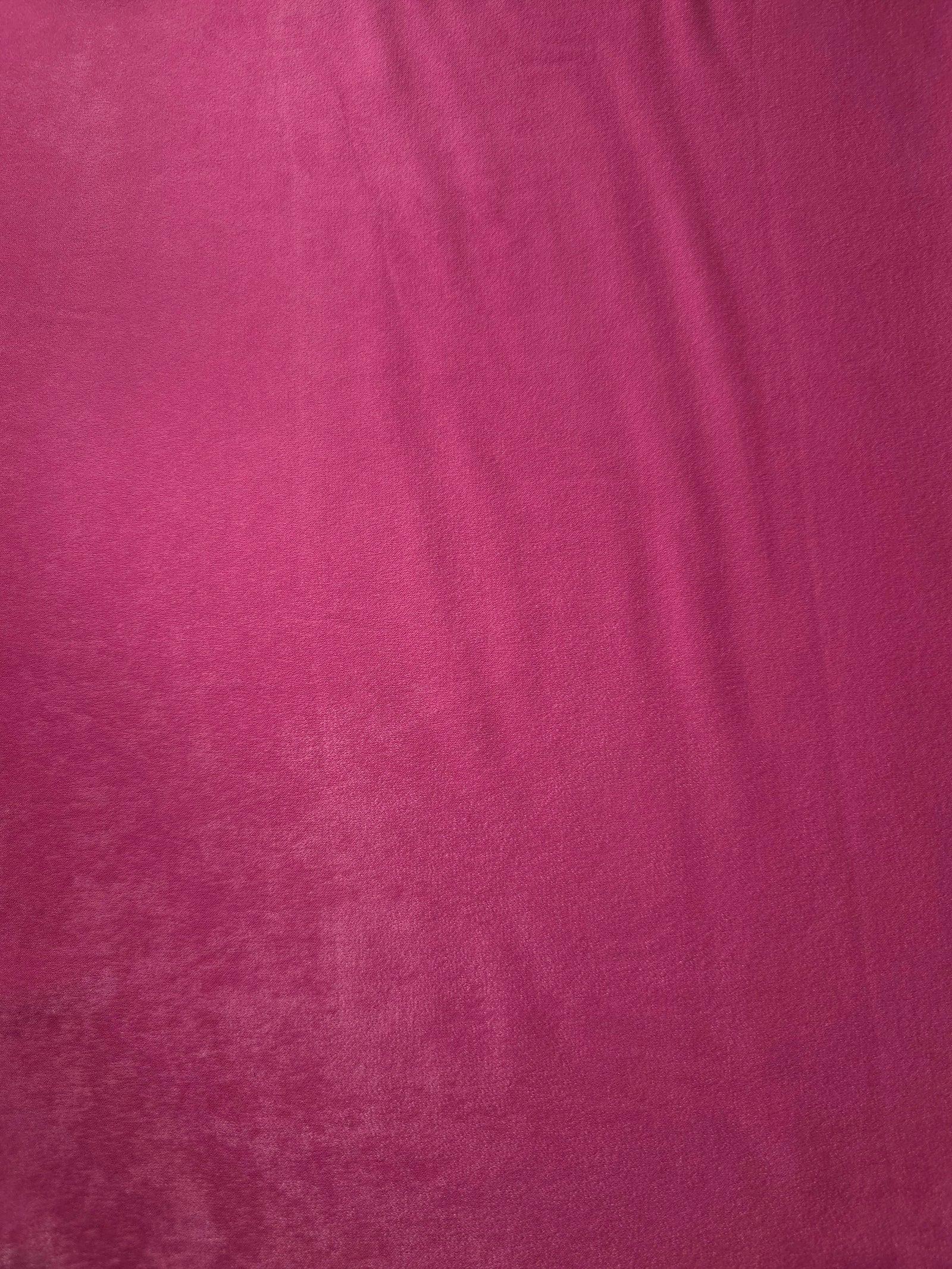 Turkish sandwashed silky polyamide dress fabric in Raspberry Pink