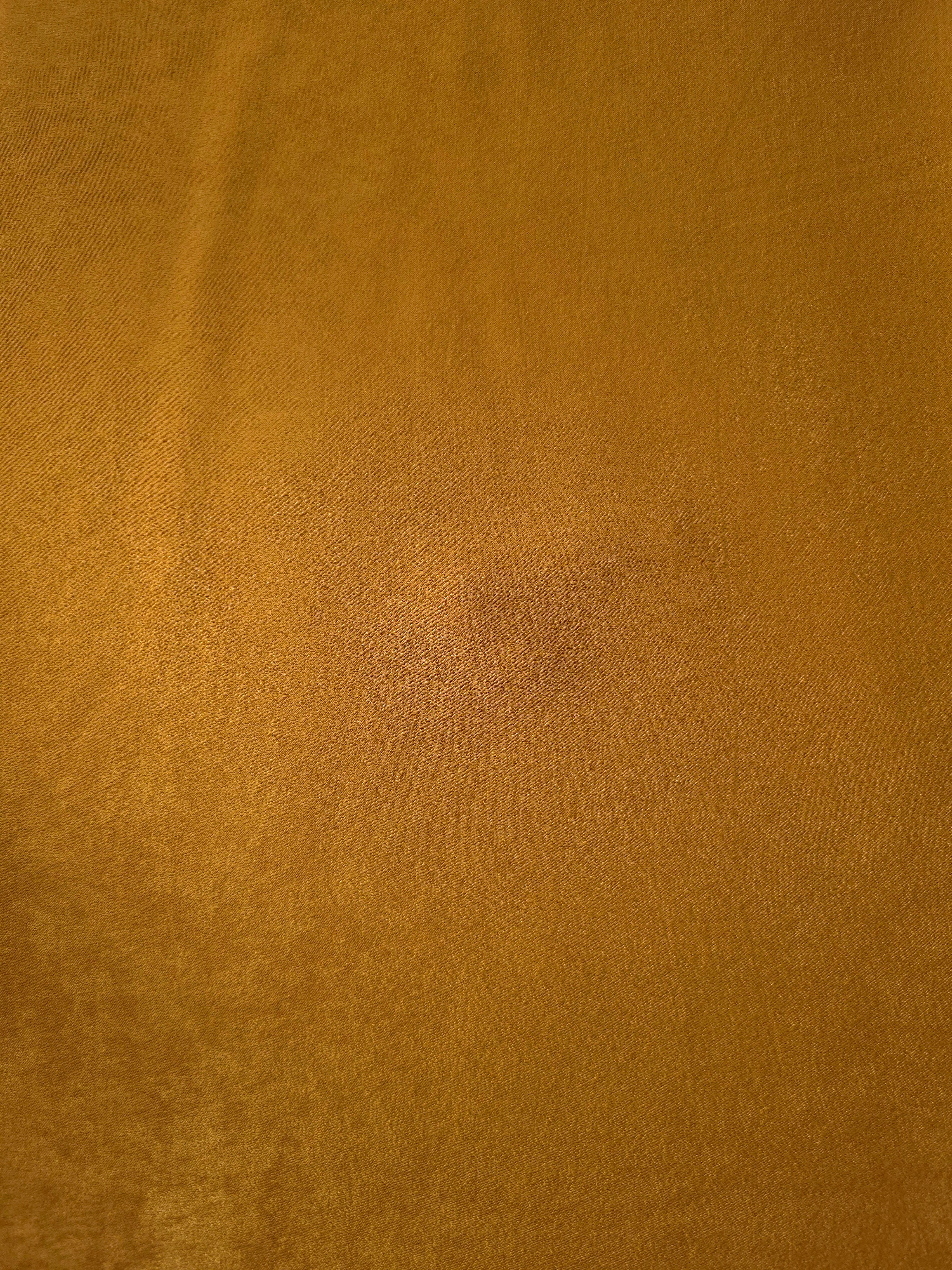 Turkish sandwashed silky polyamide dress fabric in Golden Brown