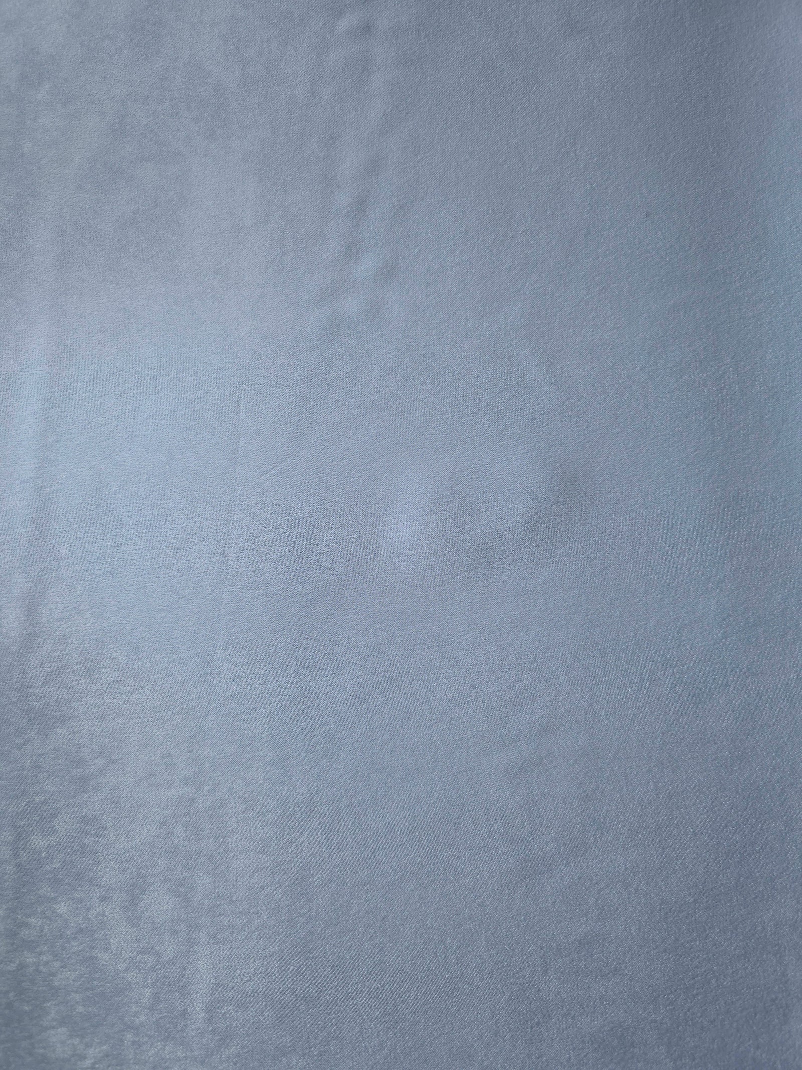Turkish sandwashed silky polyamide dress fabric in Silver Blue