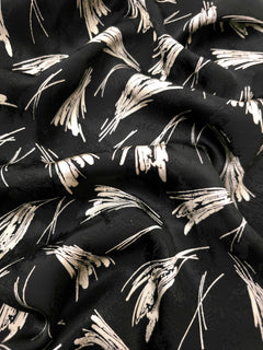 Silver Wheat Sprig Design