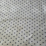 Wide view of Small Flower printed rayon-viscose jacquard fabric yardage