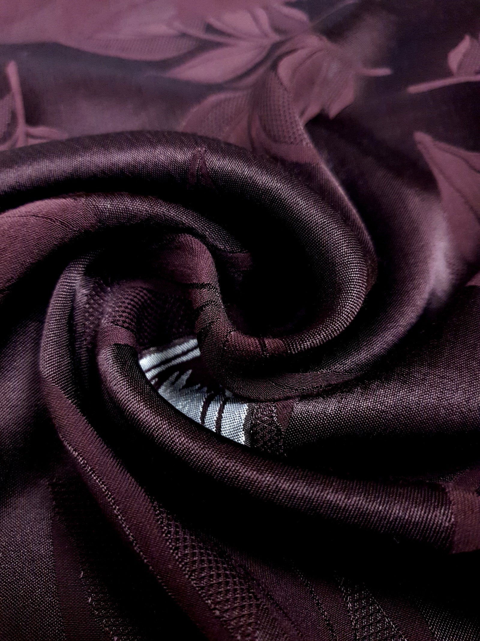 Viscose Embossed Two-Tone Jacquard Fabric