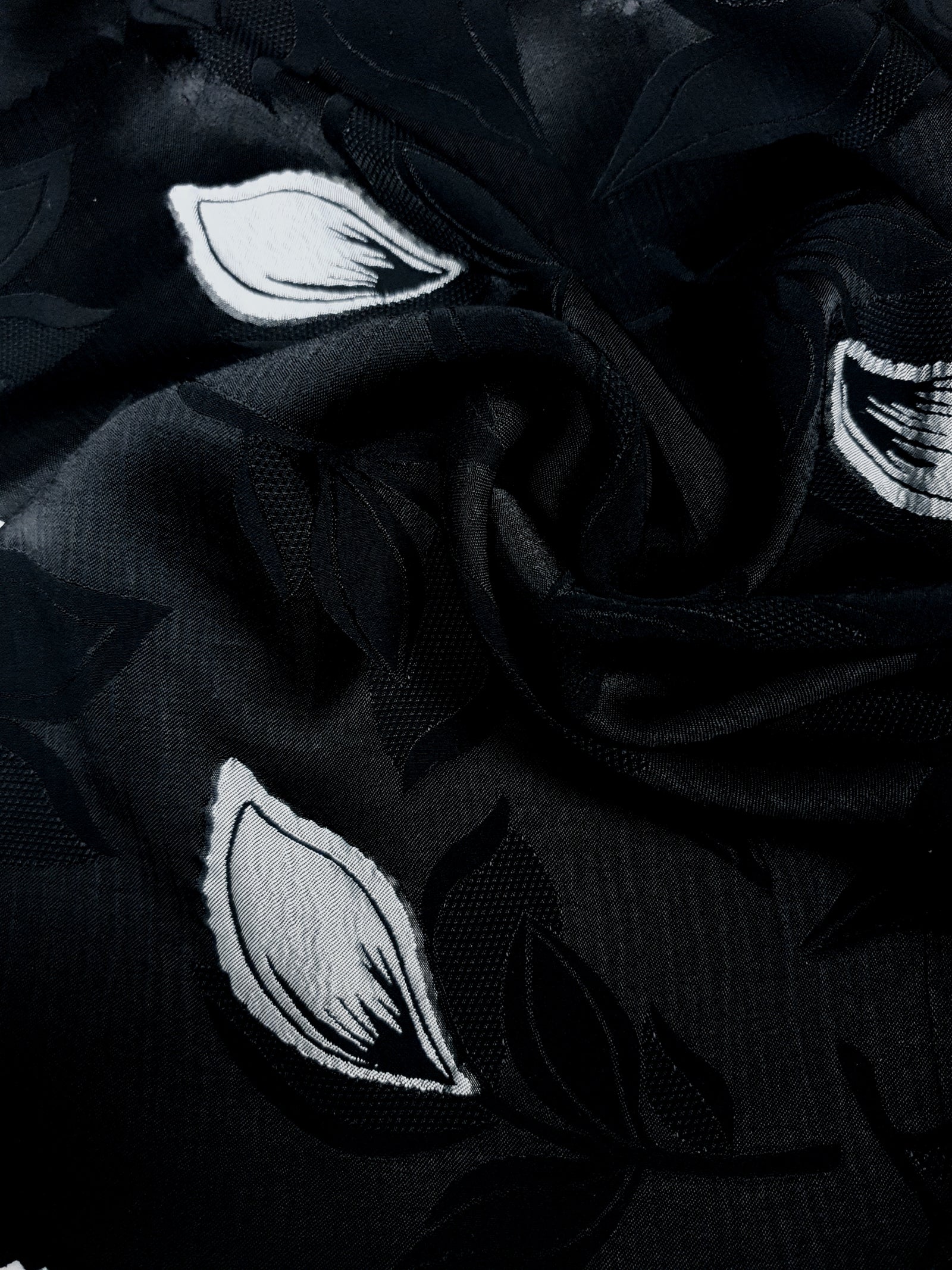 Viscose Embossed Two-Tone Jacquard Fabric