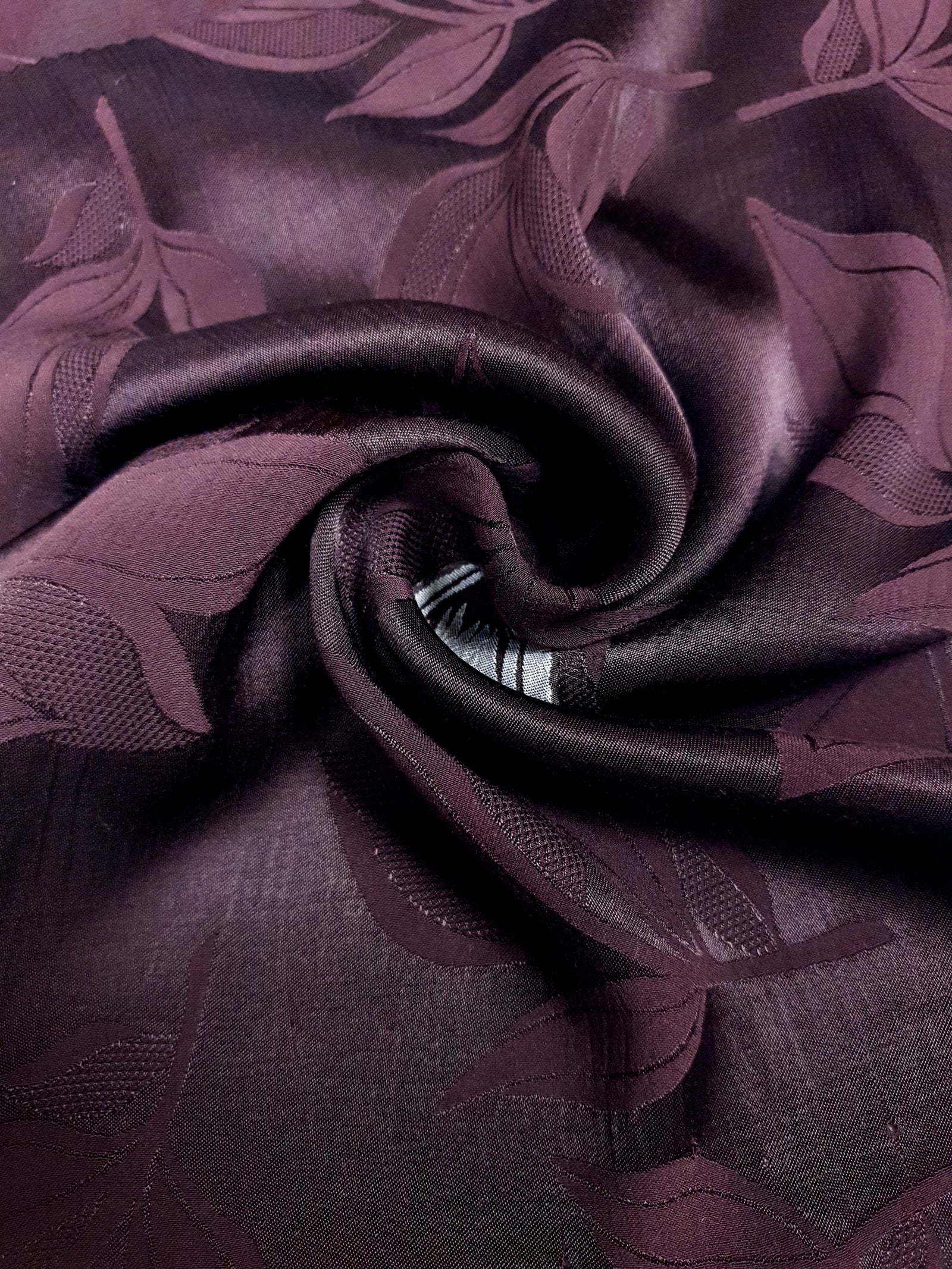 Viscose Embossed Two-Tone Jacquard Fabric