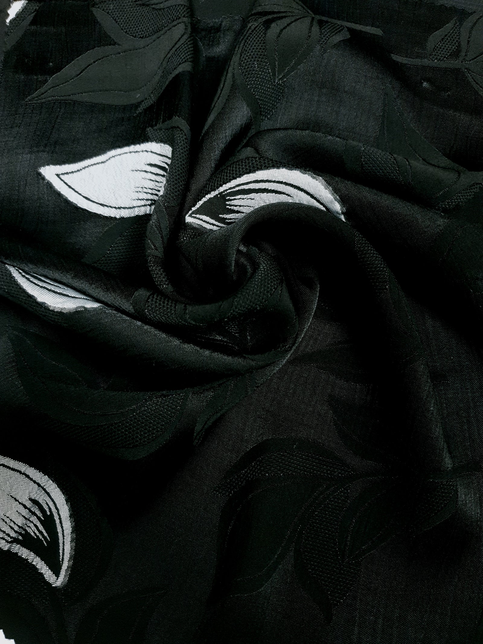 Viscose Embossed Two-Tone Jacquard Fabric