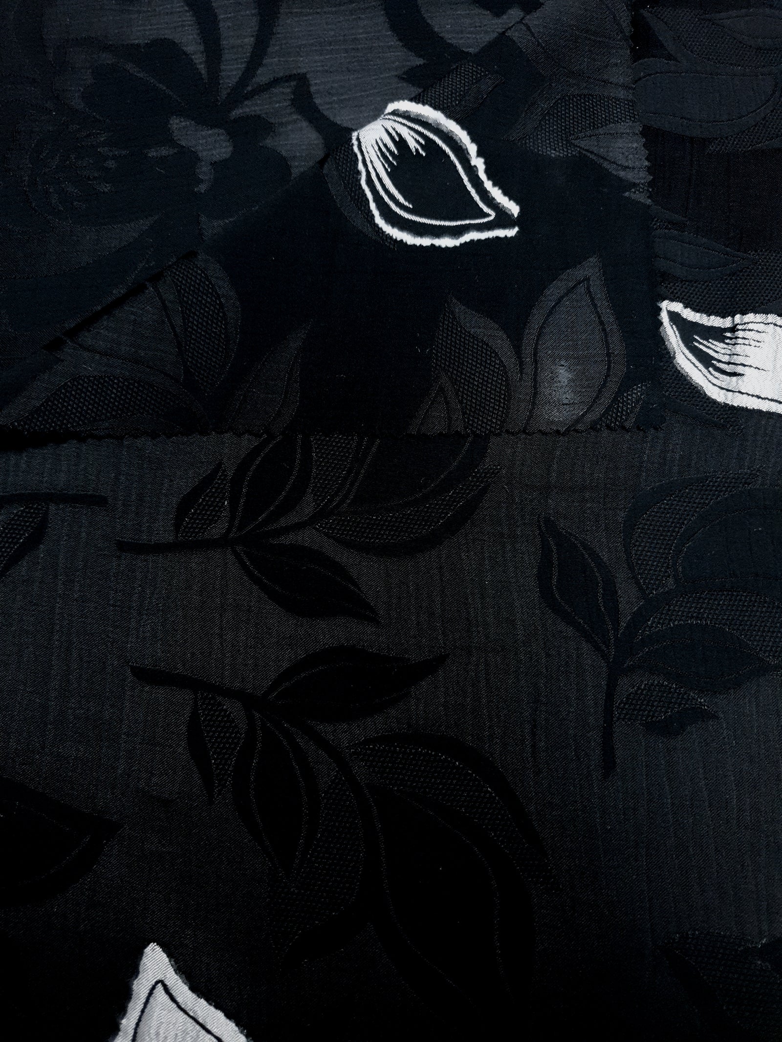 Viscose Embossed Two-Tone Jacquard Fabric