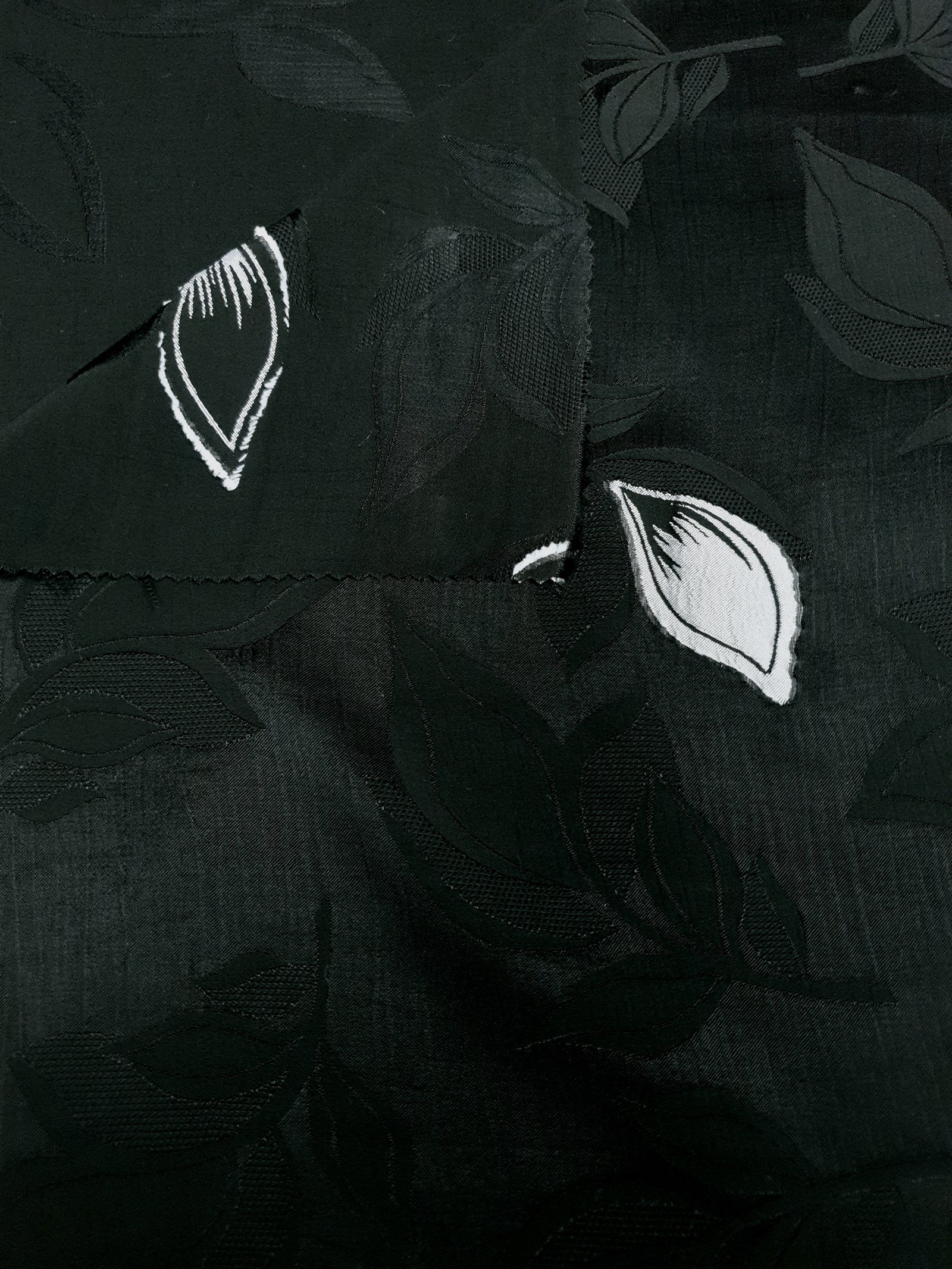 Viscose Embossed Two-Tone Jacquard Fabric