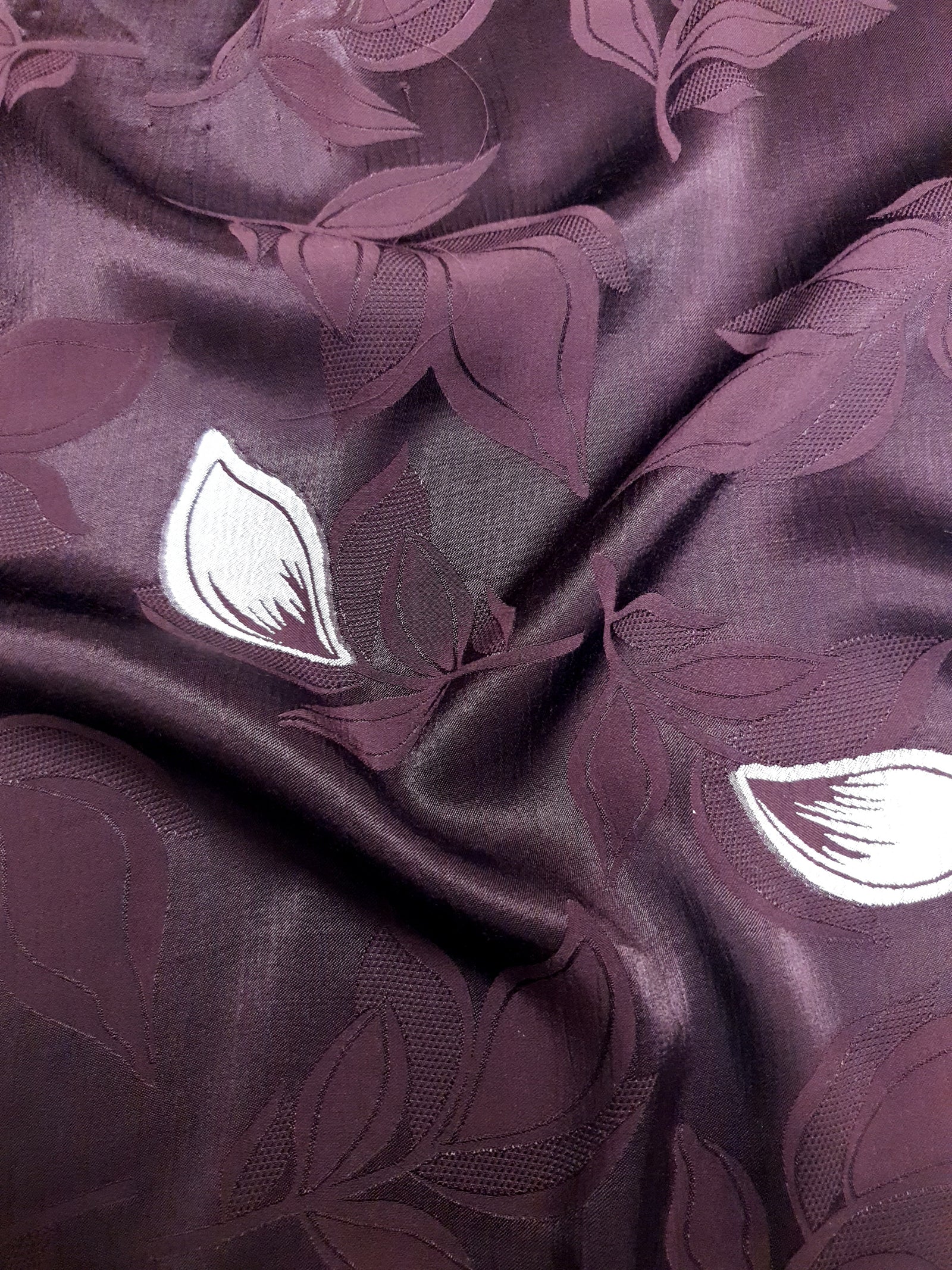 Viscose Embossed Two-Tone Jacquard Fabric