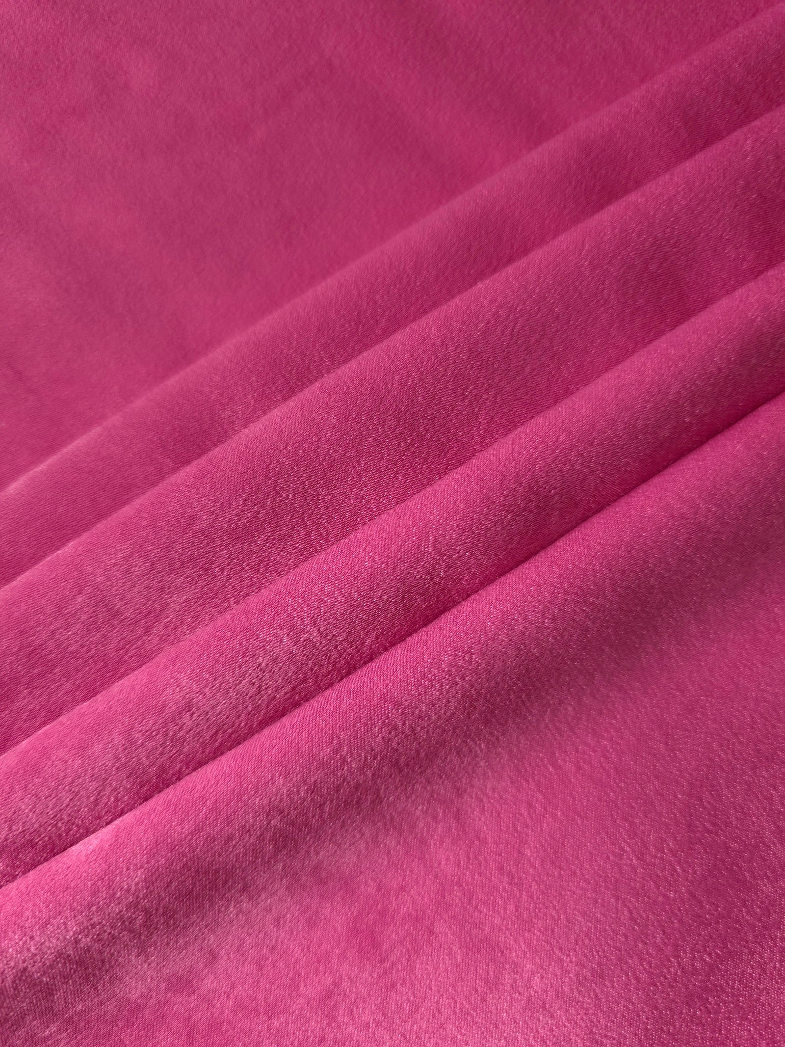 Wholesale Raspberry Pink silky polyamide garment fabric