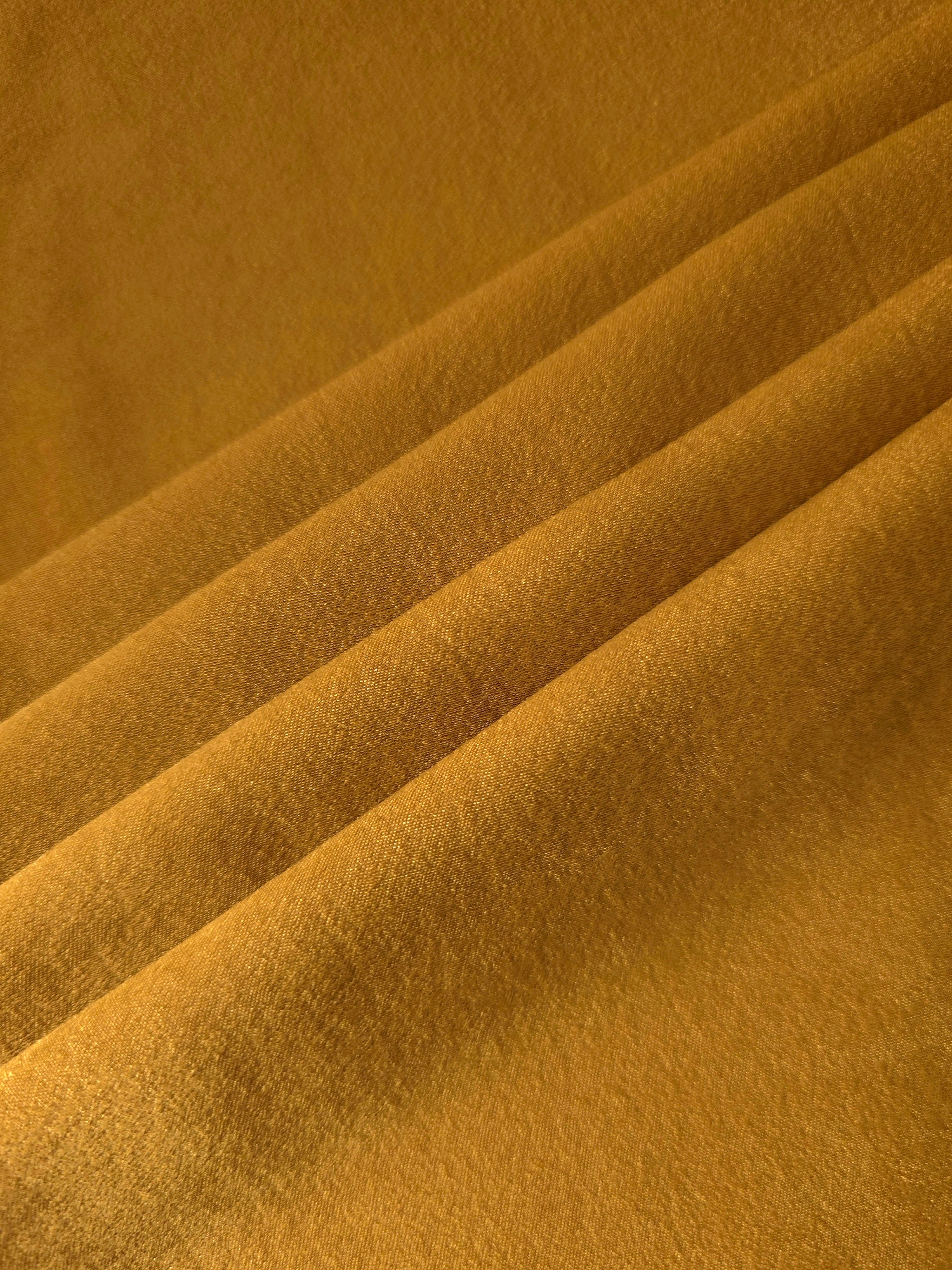 Wholesale Golden Brown silky polyamide garment fabric