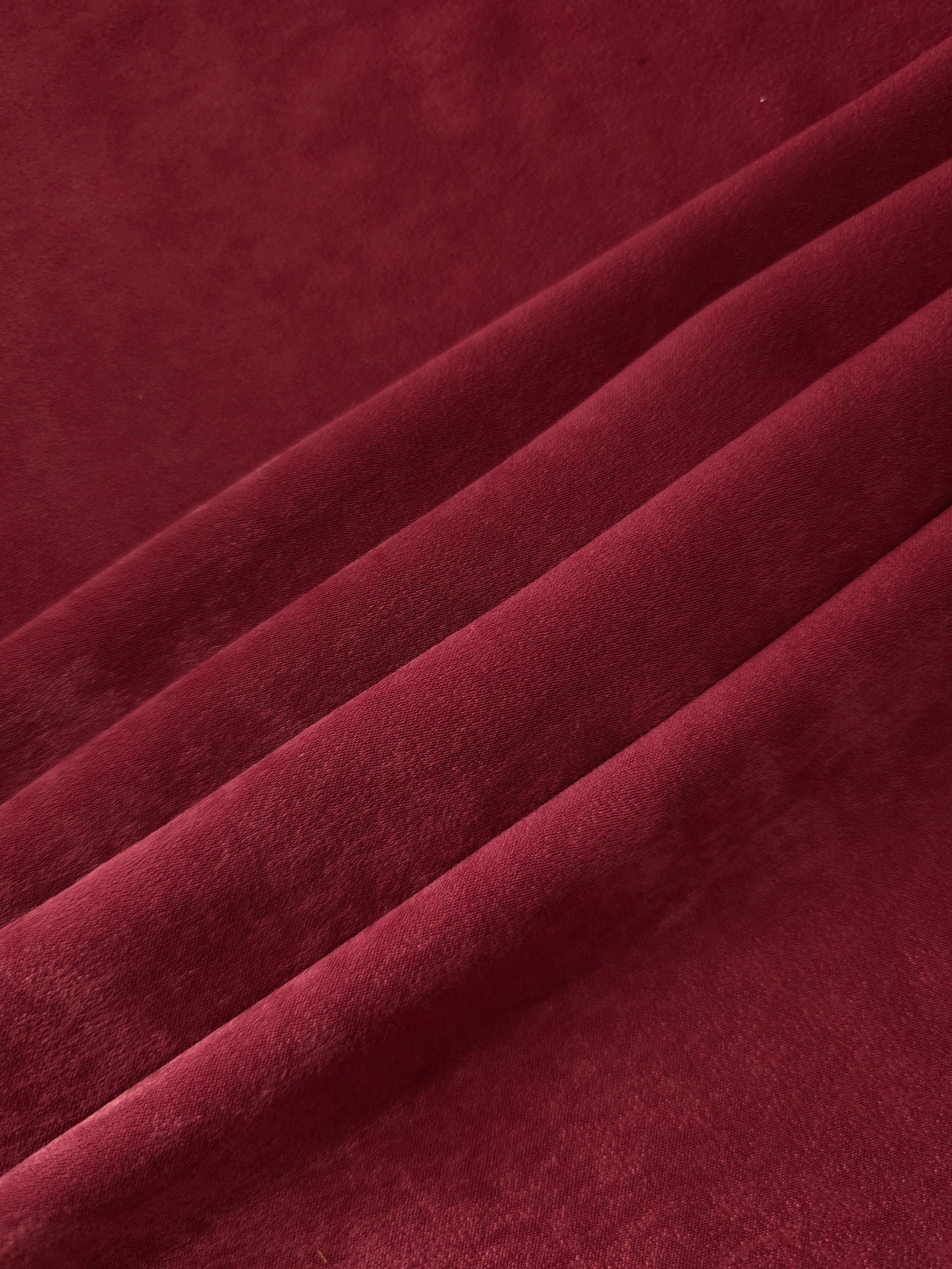 Wholesale Deep Burgundy silky polyamide garment fabric