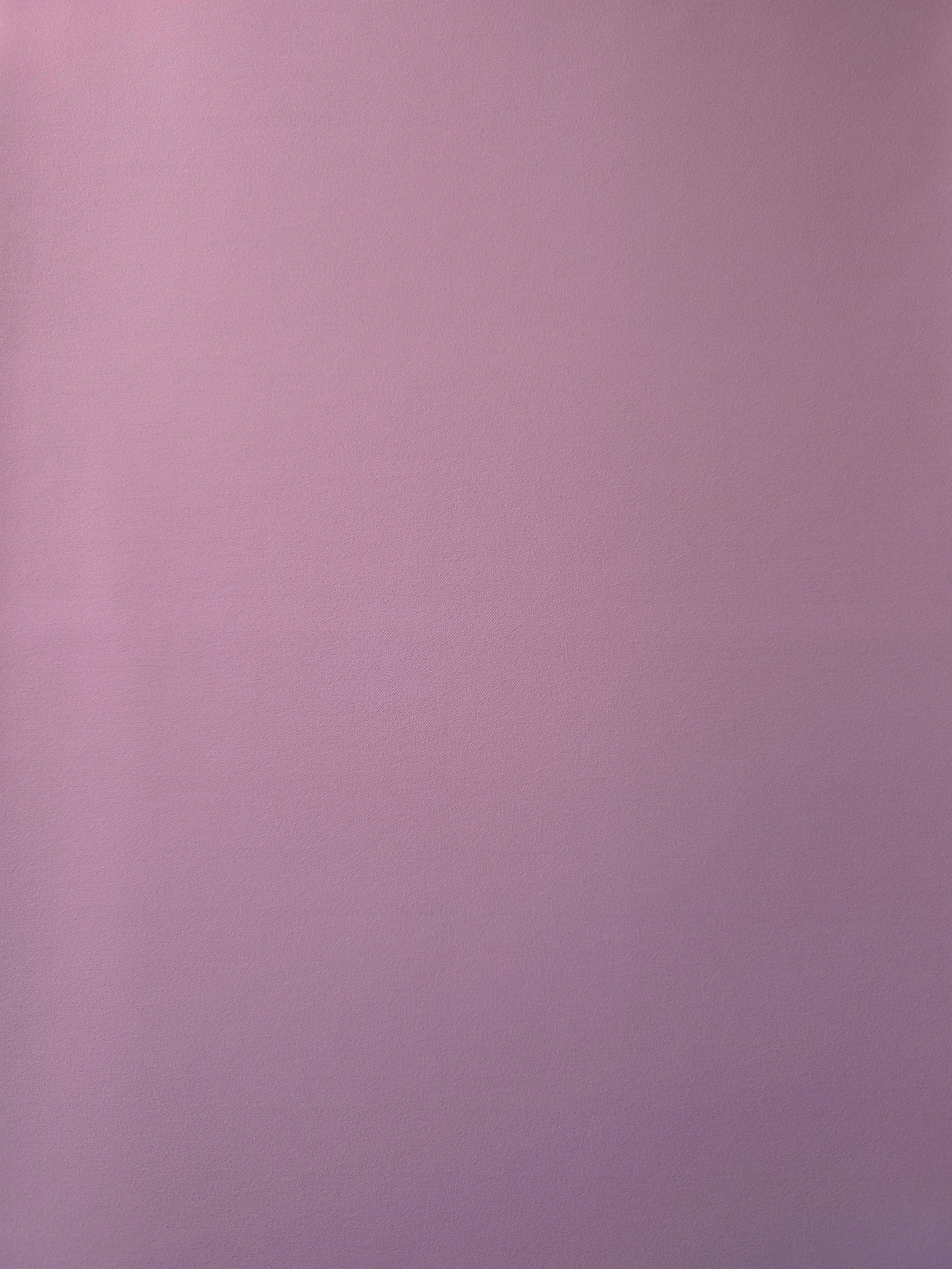 Blush Mauve Korean crepe fabric shown flat, 205 GSM opaque polyester with a smooth surface and silky-soft hand