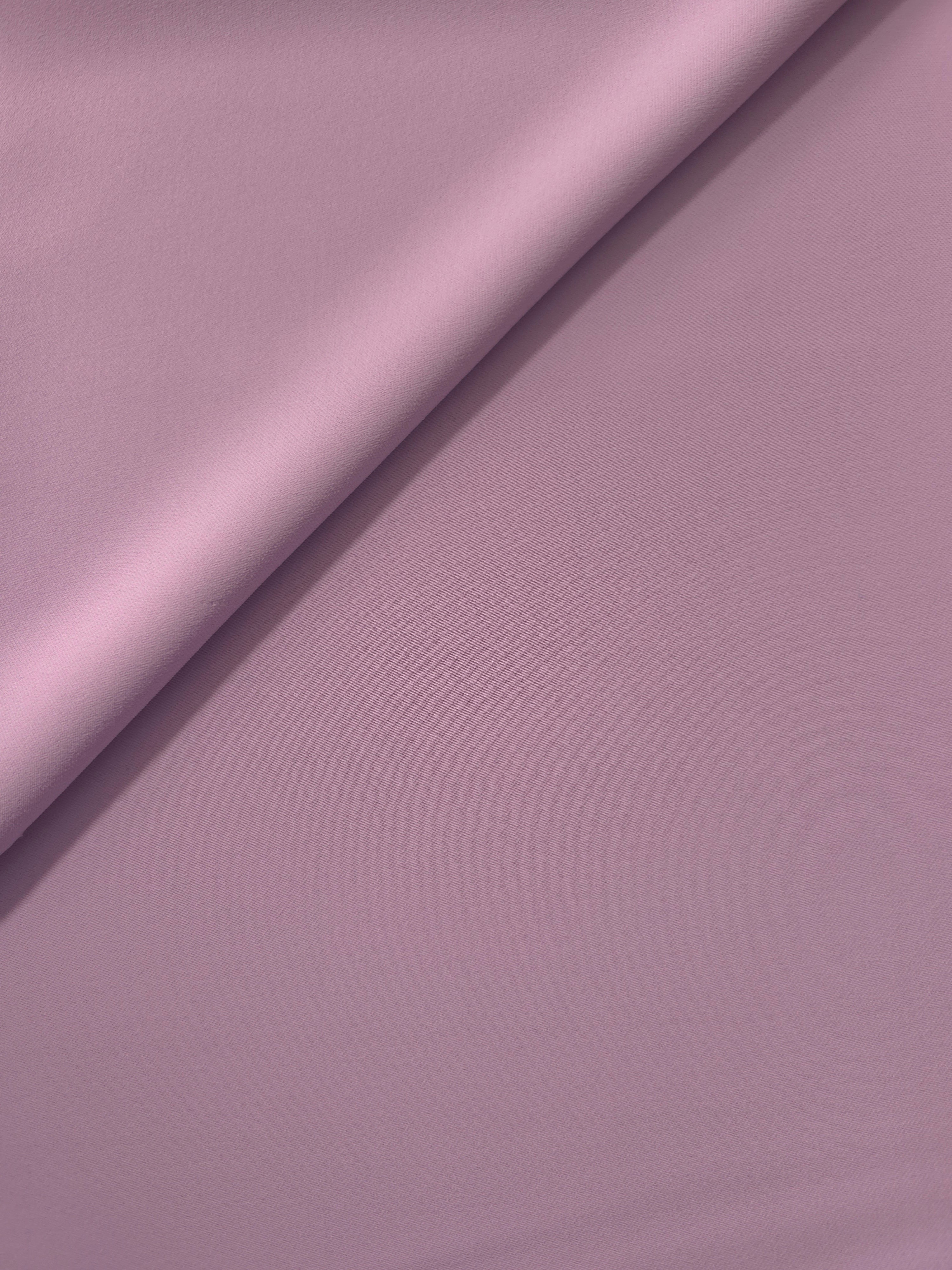 Blush Mauve silky-soft Korean crepe folded loosely to show fluid drape for blouses and occasionwear separates