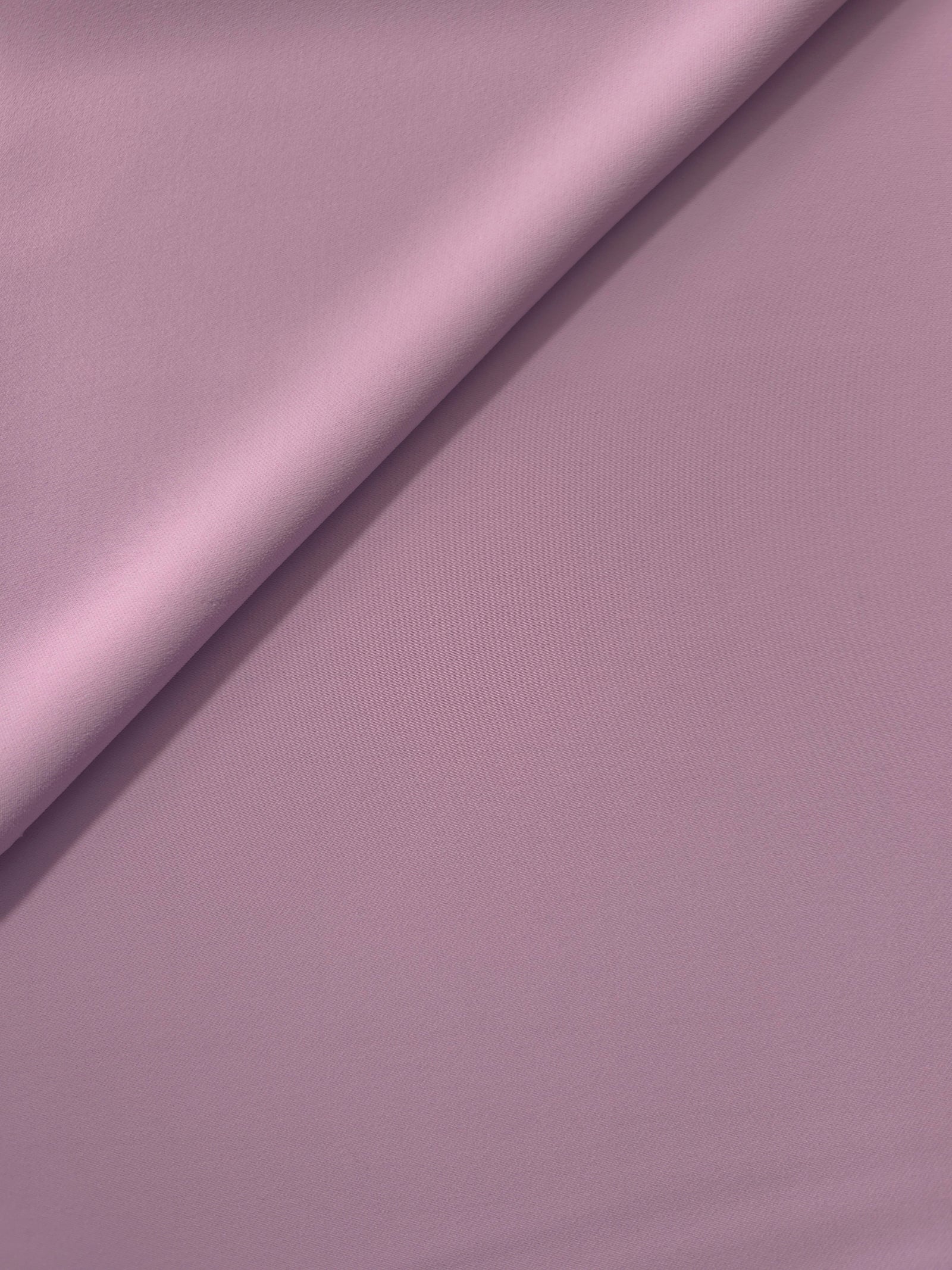 Blush Mauve silky-soft Korean crepe folded loosely to show fluid drape for blouses and occasionwear separates