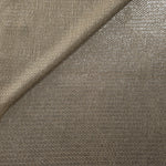 Front and back of Champagne Gold Sheer Circle Shimmer Stretch Tulle Fabric showing transparent knit structure, circle motif and stretch