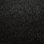 Close-up of Charcoal Silver Sheer Circle Shimmer Stretch Tulle Fabric revealing the circular shimmer repeat and fine sheer mesh