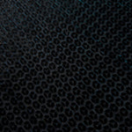 Surface detail of Deep Teal Sheer Circle Shimmer Stretch Tulle Fabric highlighting reflective circle scale and lightweight tulle texture